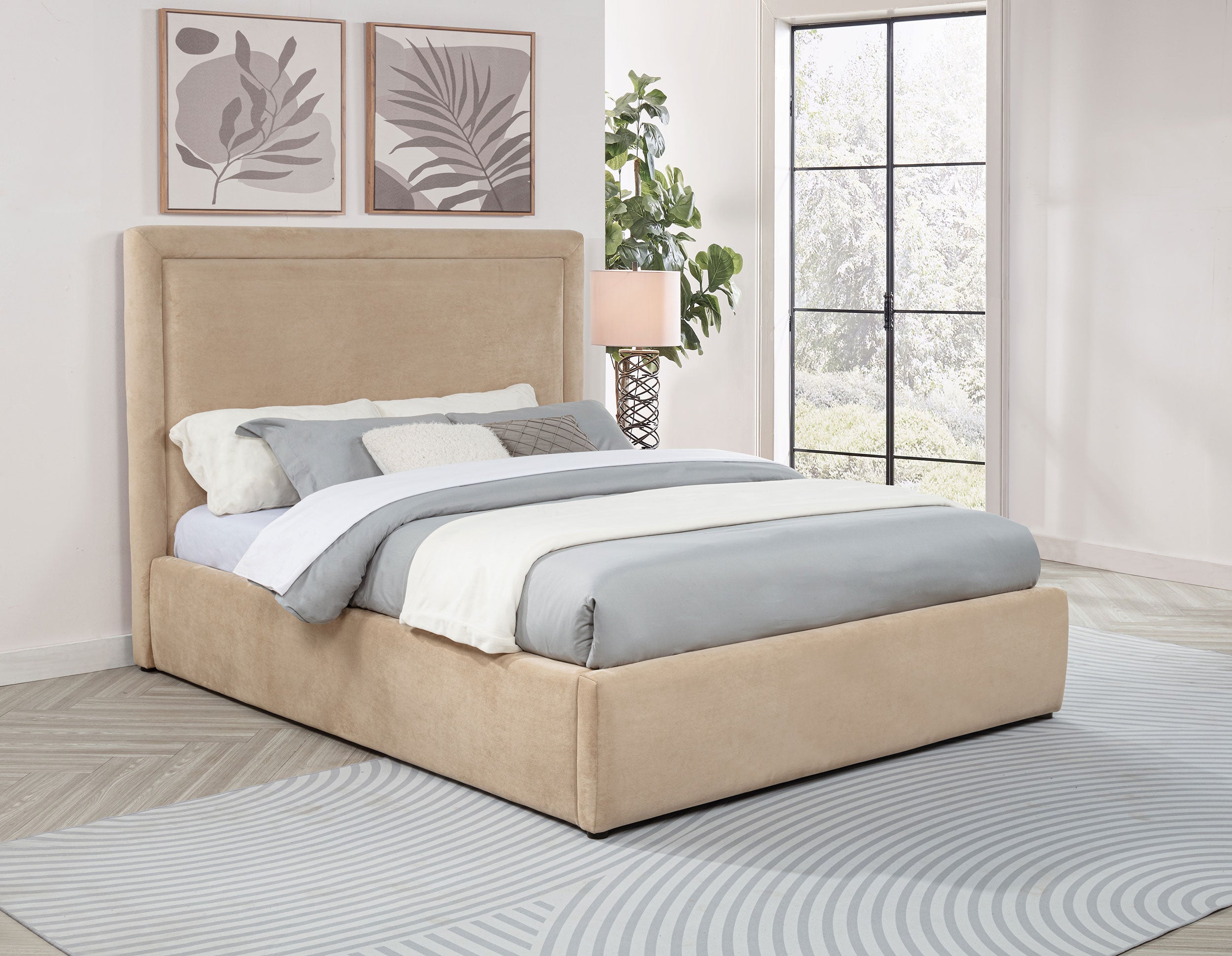 Cama con plataforma Lawson Panel