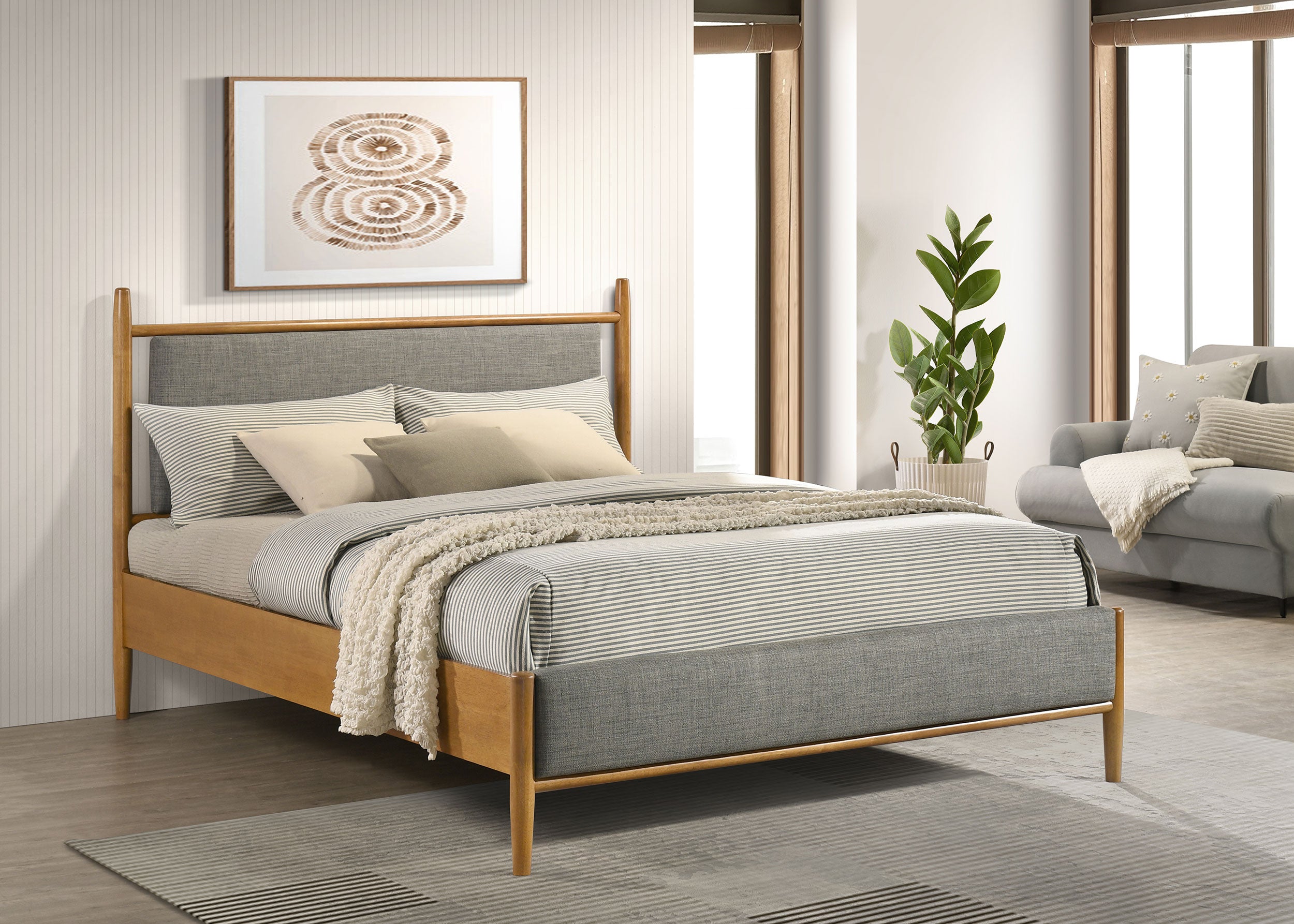 Cama con Plataforma Mason Panel