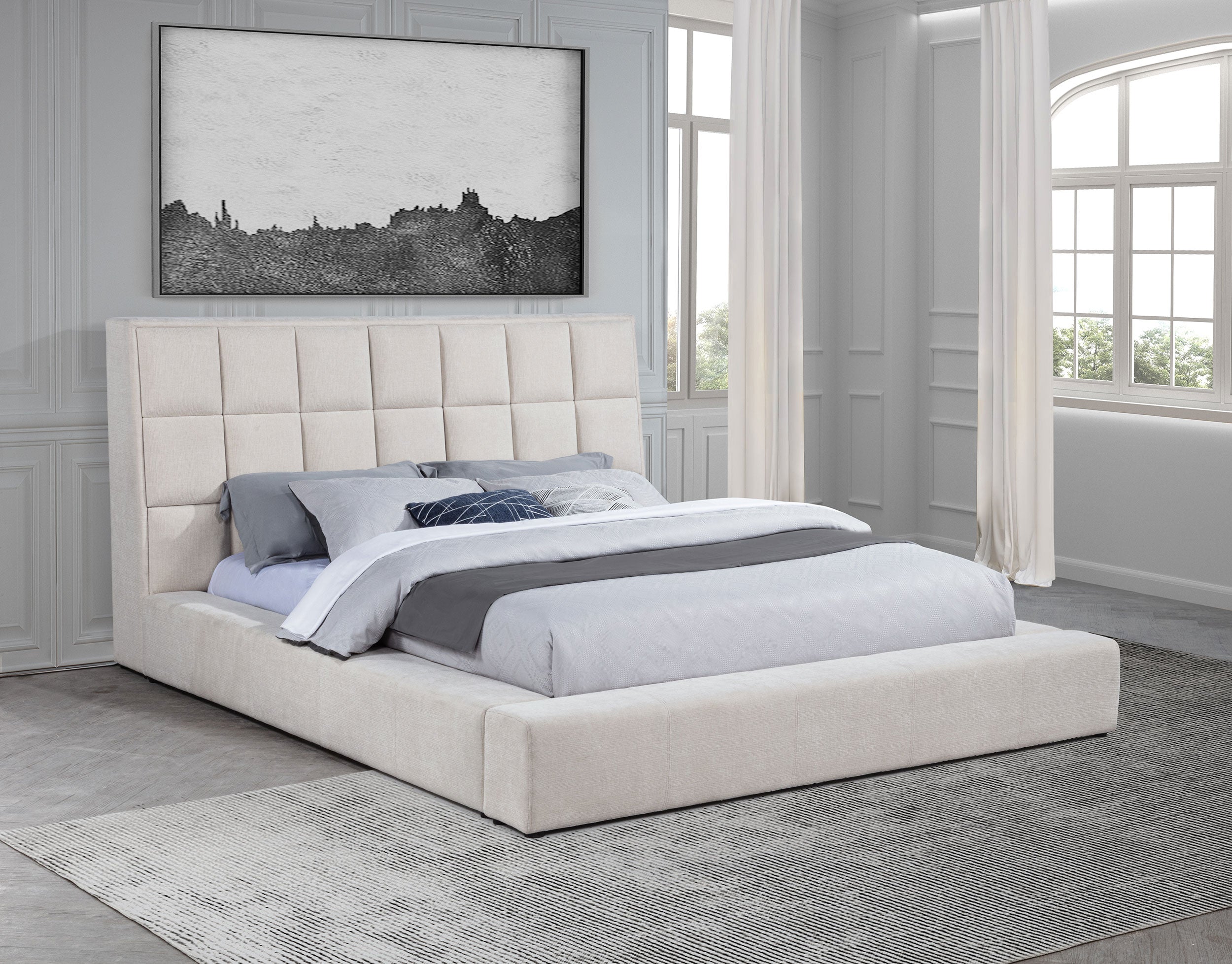Cama Plataforma Dreux Panel