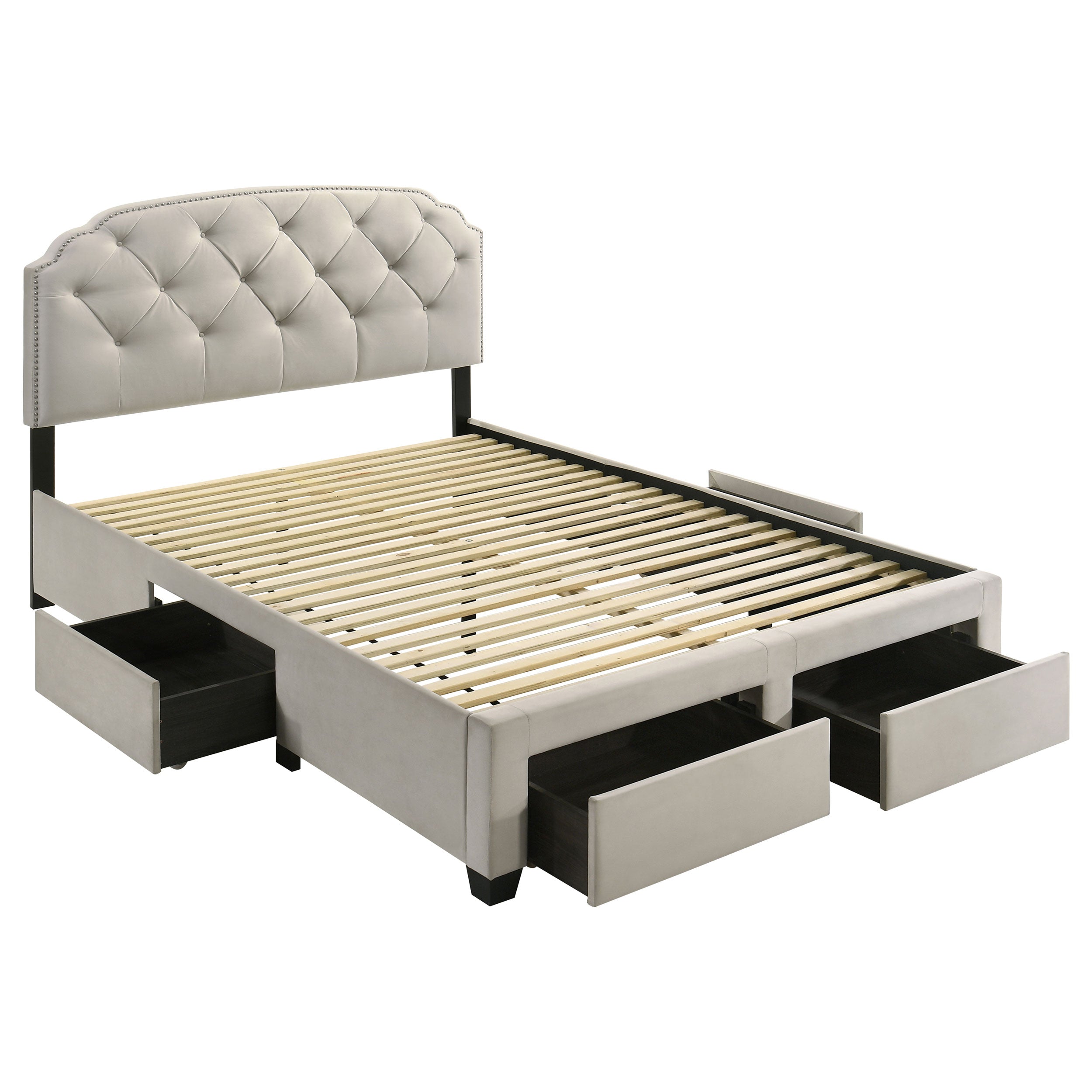 Cama Marianna con Plataforma y Almacenamiento