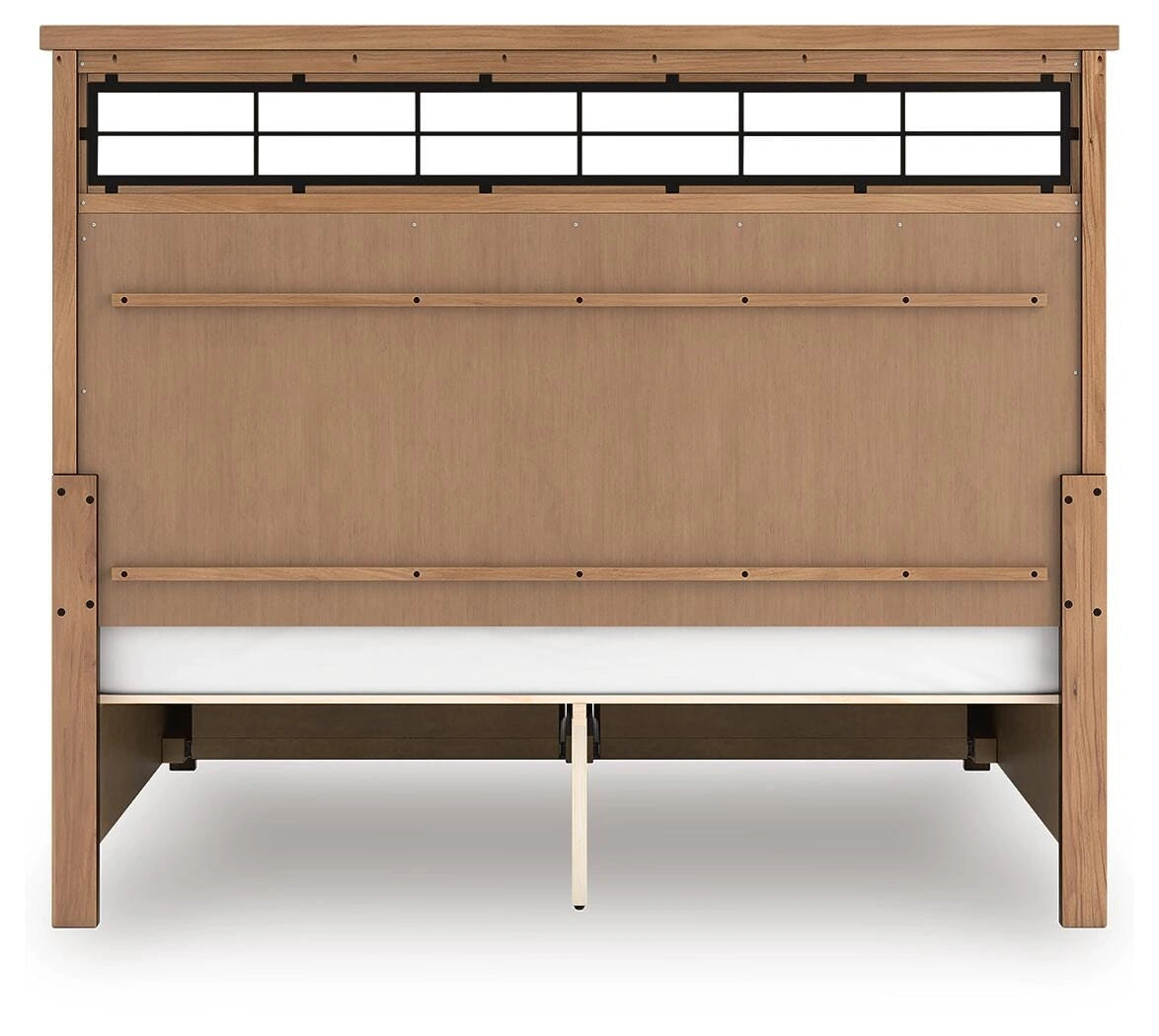 Cama con almacenaje en panel Taffenbrook