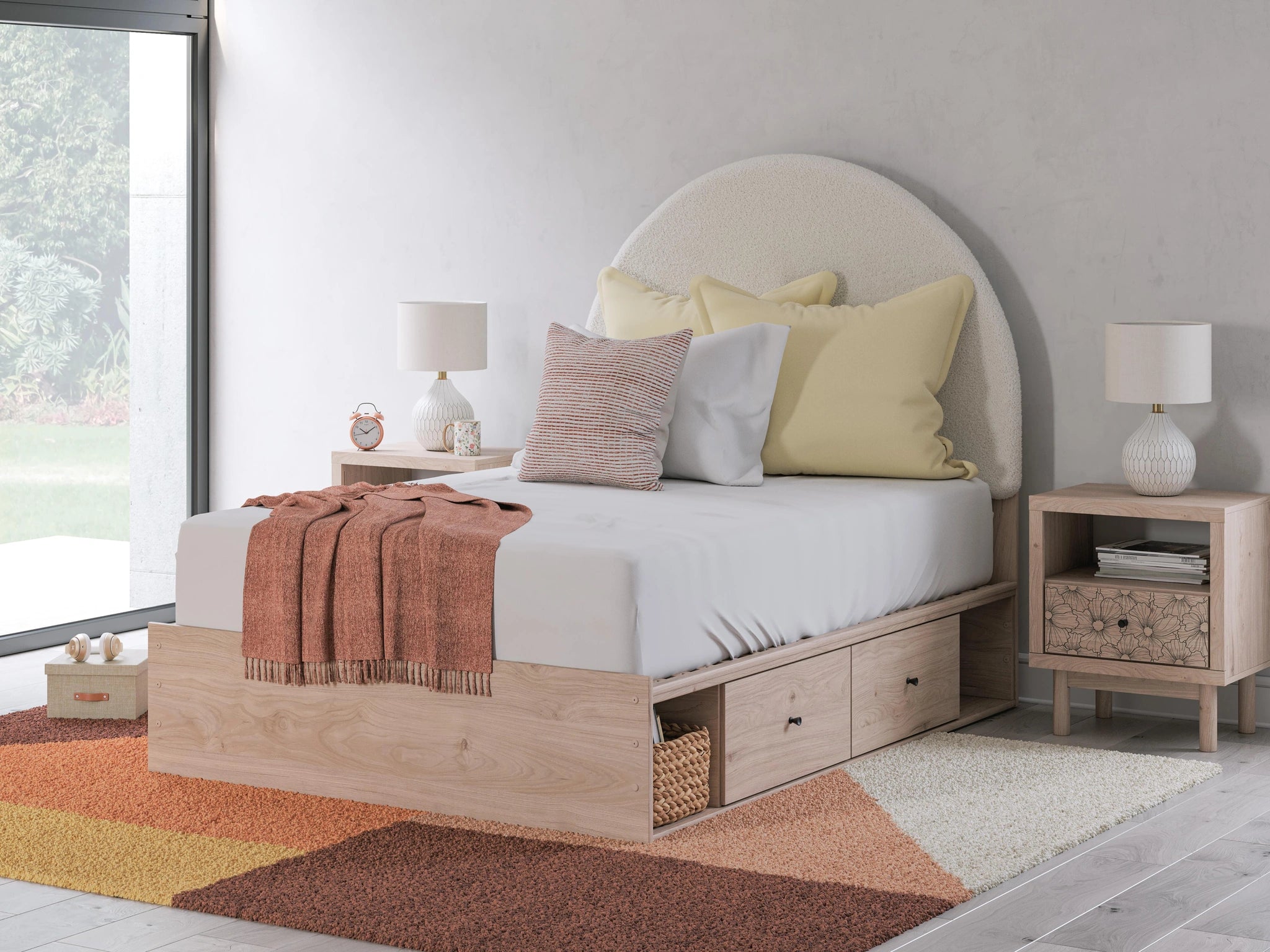 Cama tapizada Arloster