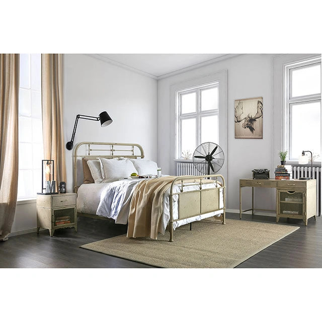 Haldus Cal.King, E.King, & Twin Bed Blanco, Marfil y Rojo