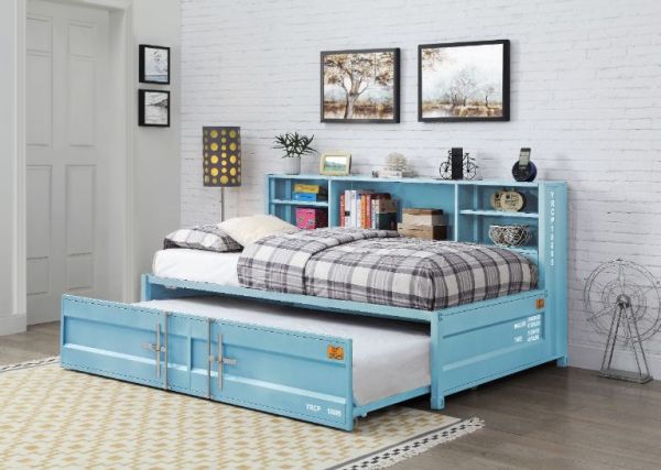 Cargo Daybed With Trundle Aqua