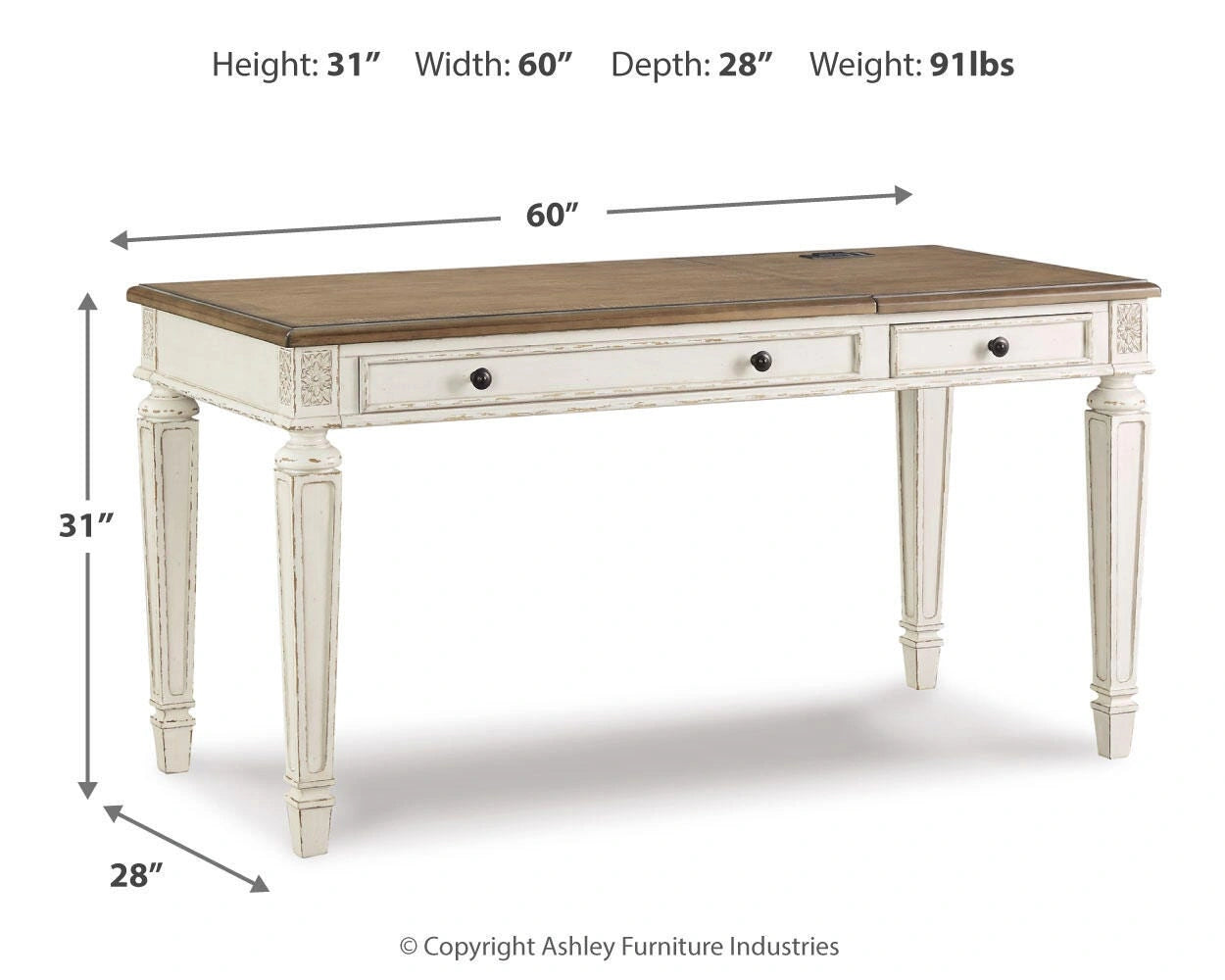 Realyn Home Office Set
