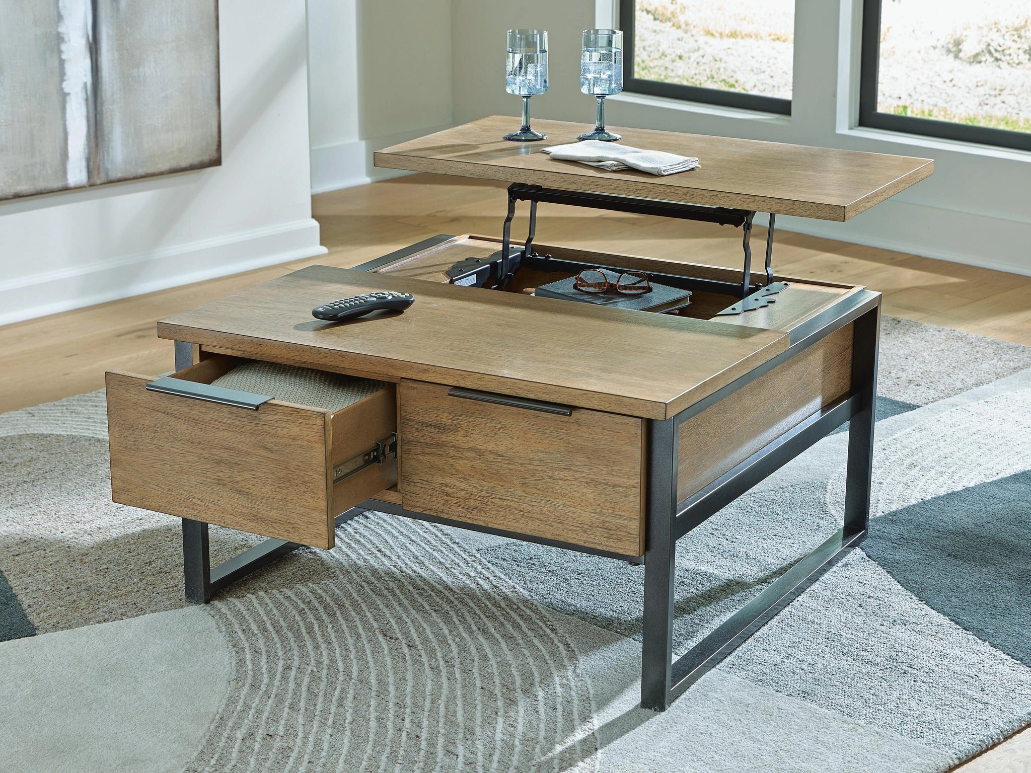 Mesa de centro elevable Montia