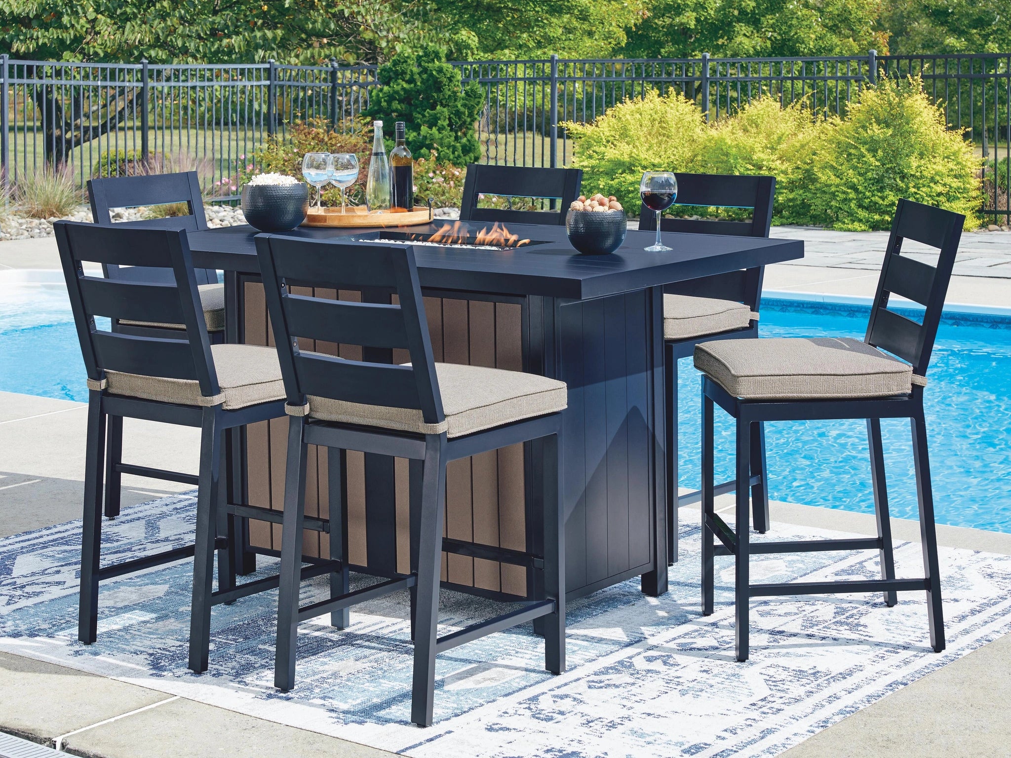 Juego de comedor para exteriores East Beach