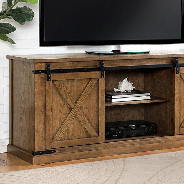 BORREGO Mueble para TV, roble oscuro