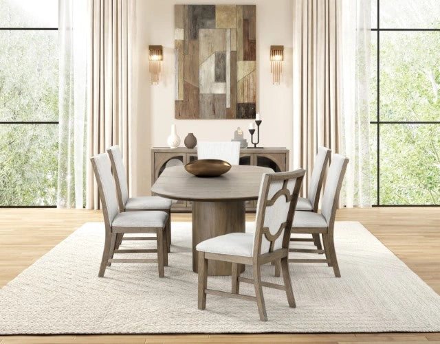 Juego de comedor Clements de 7 piezas