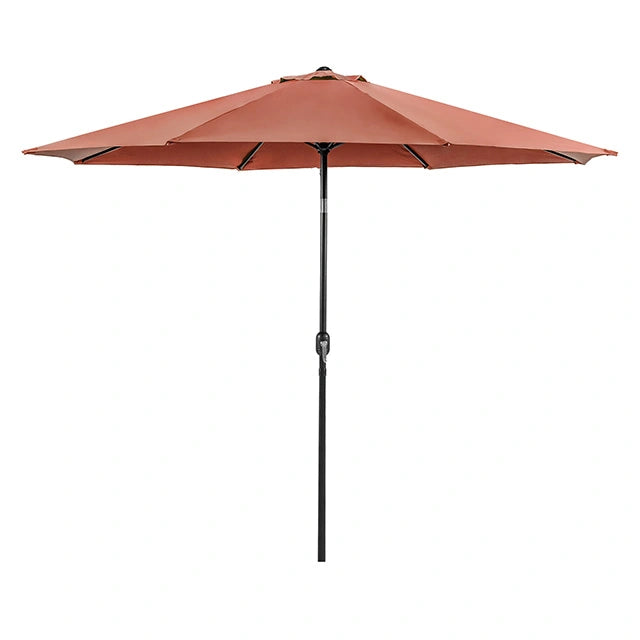 Sombrilla de exterior Mora de 11 pies + base redonda de 21 pulgadas