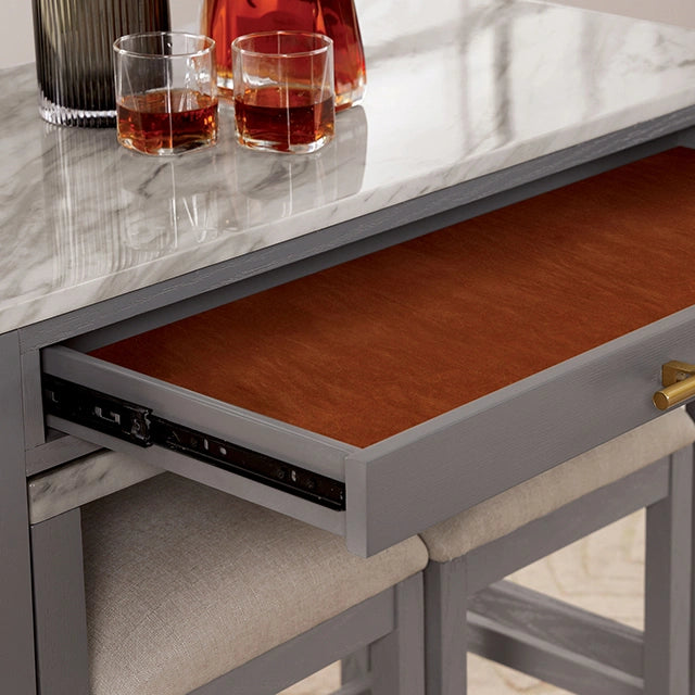 Juego de mesa Whitehall para altura de mostrador