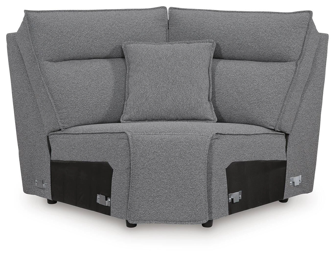 Seccional reclinable Modmax con consola de audio