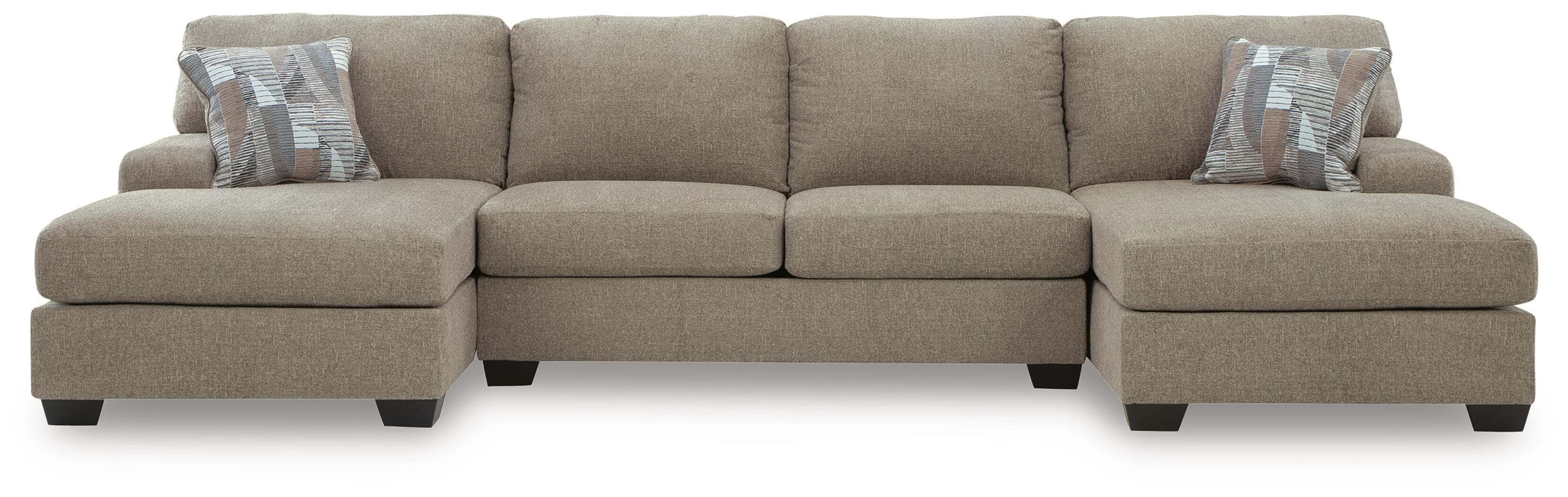 Sofá seccional Newellen con doble chaise longue