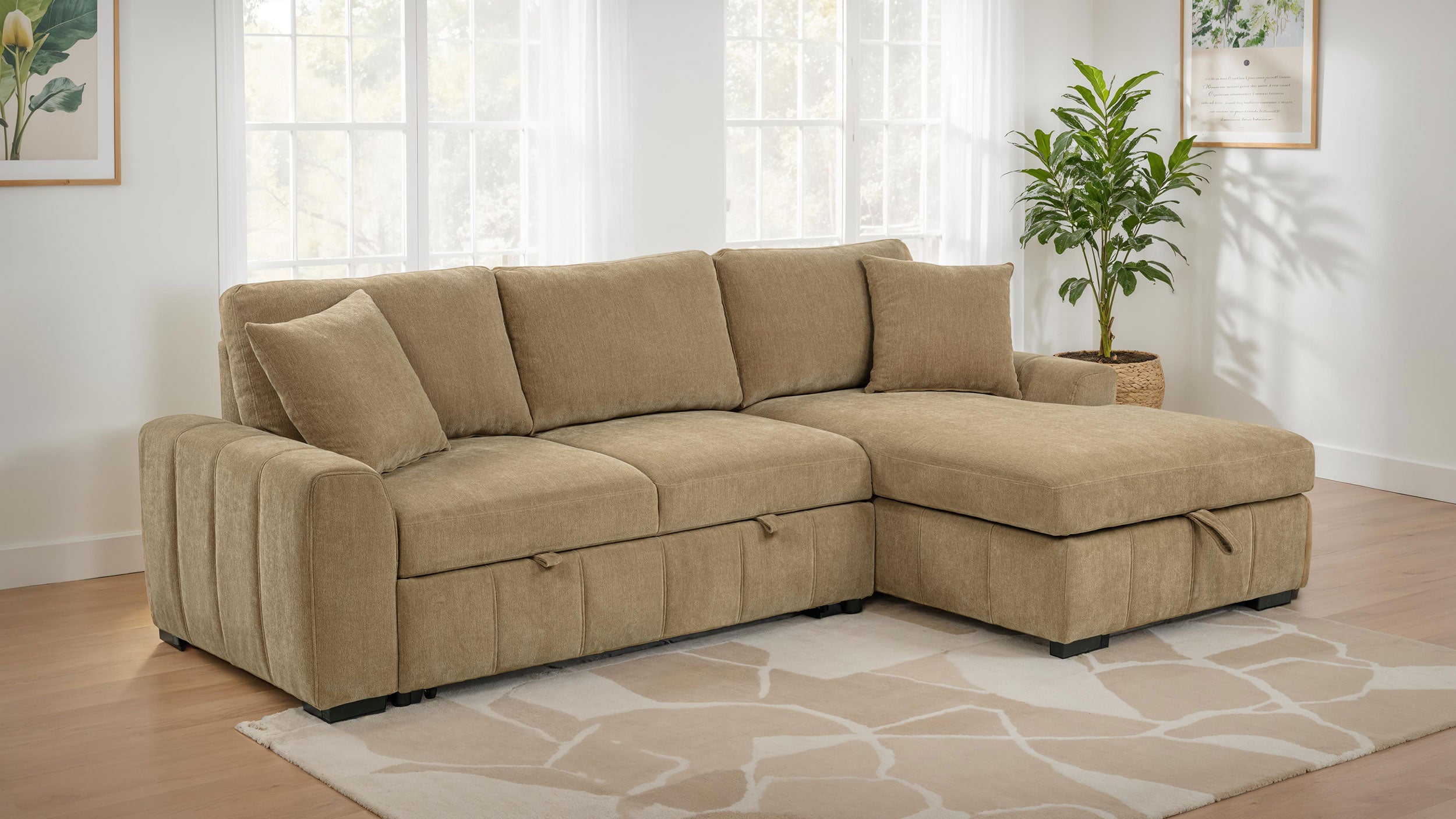 Sofá seccional cama Pastrana