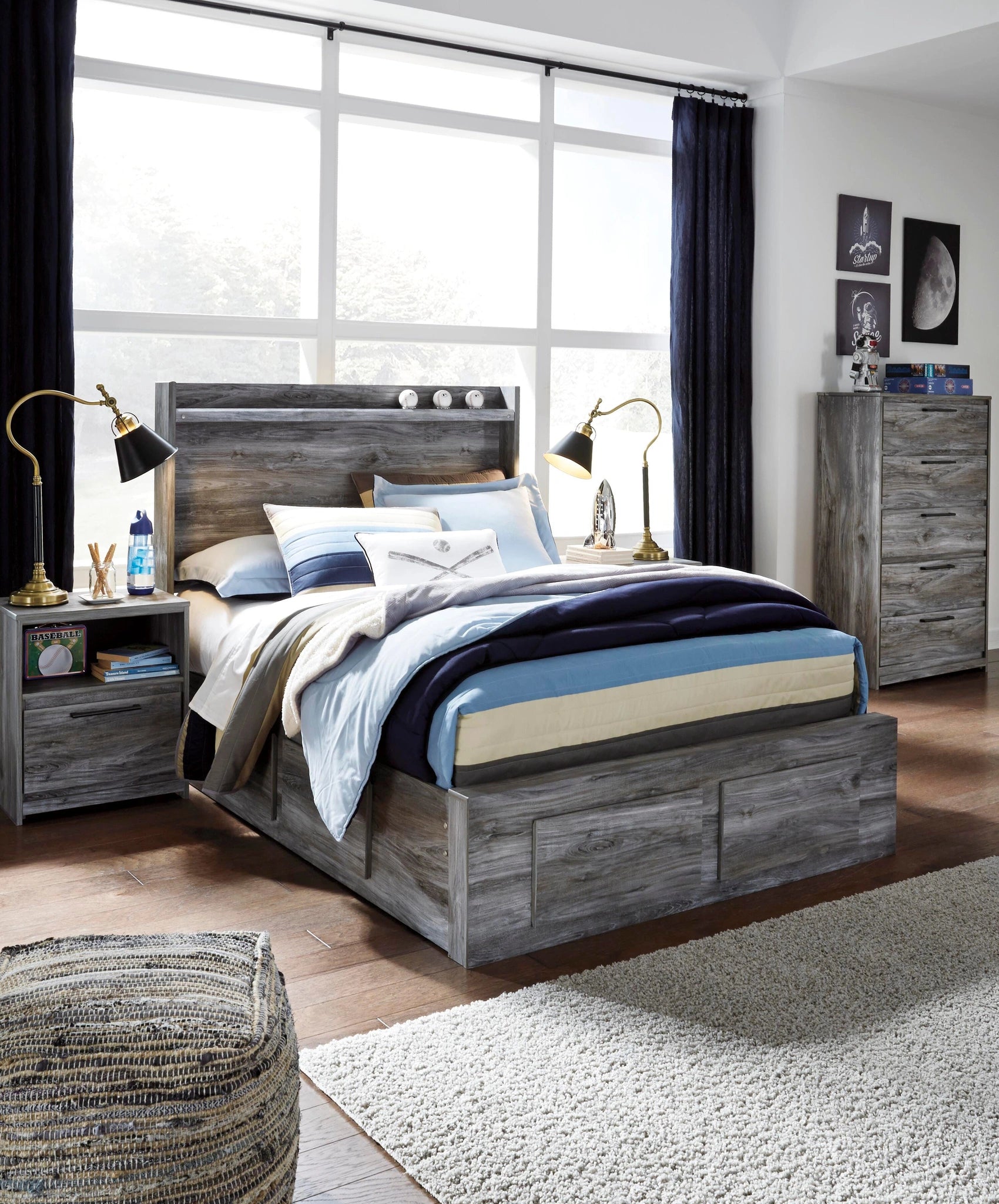 Cama con almacenamiento Baystorm