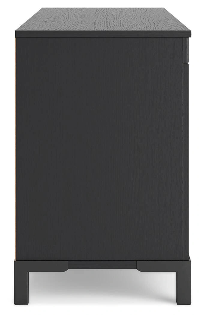 Mueble para TV Cayberry de 60" con chimenea eléctrica
