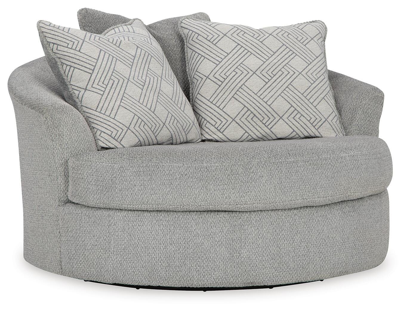 Sillón decorativo giratorio grande Casselbury