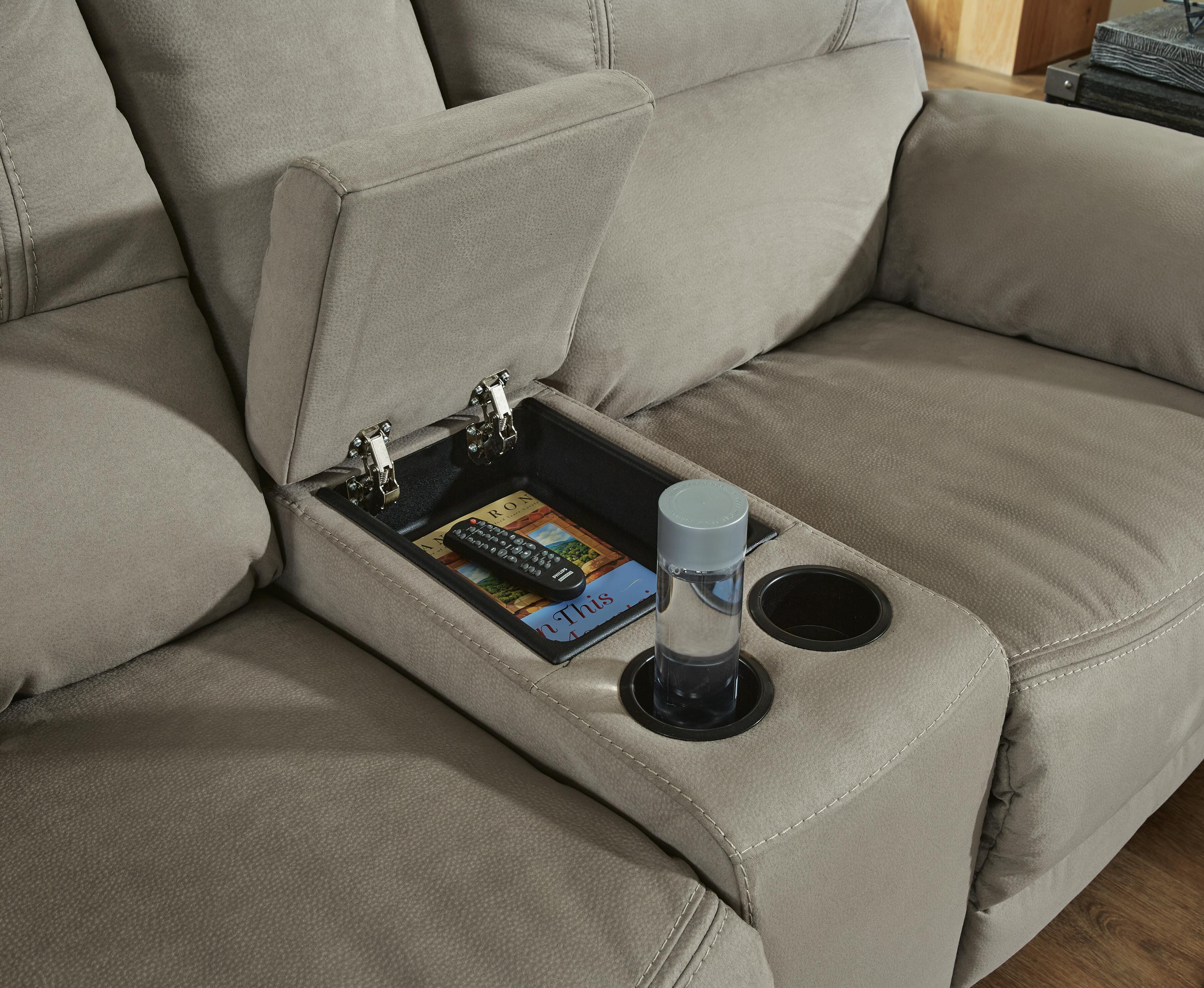 Sofá reclinable biplaza Next-Gen Gaucho Power con consola