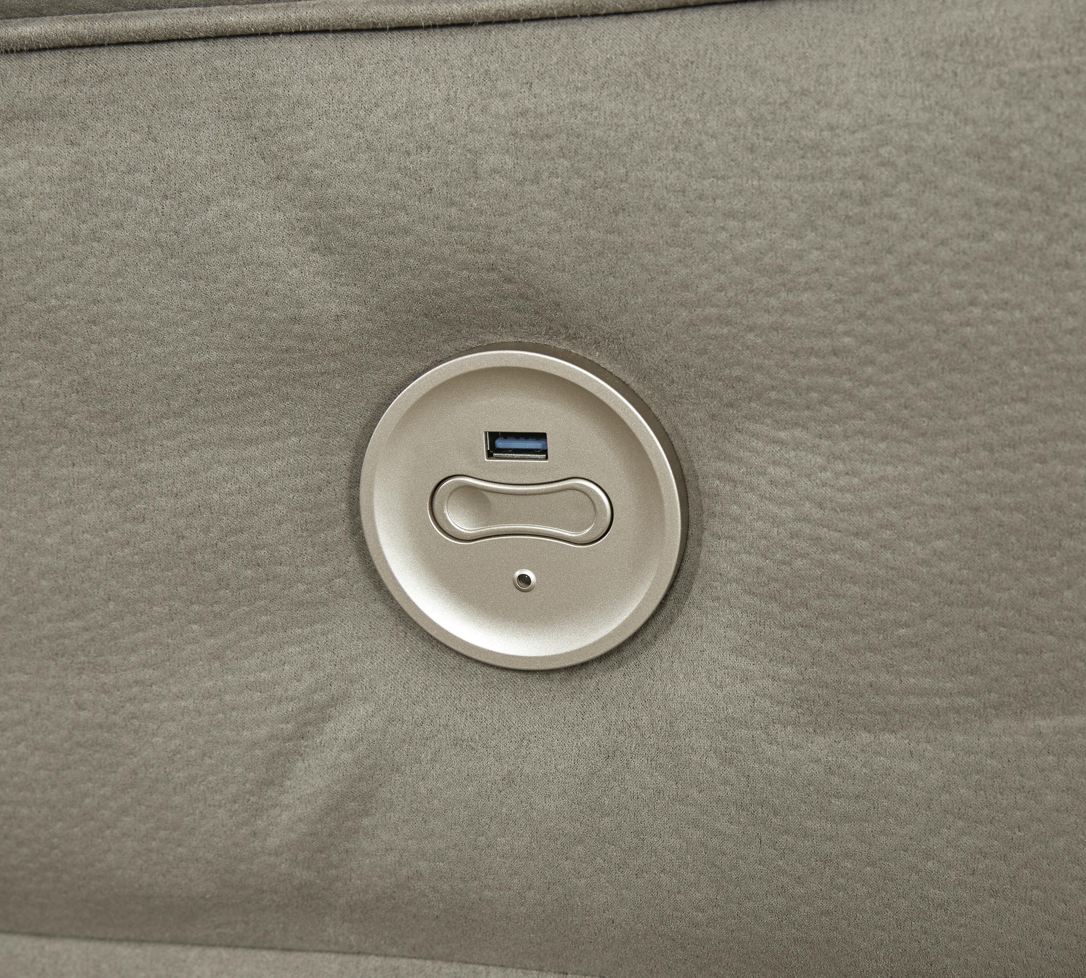 Sofá reclinable biplaza Next-Gen Gaucho Power con consola