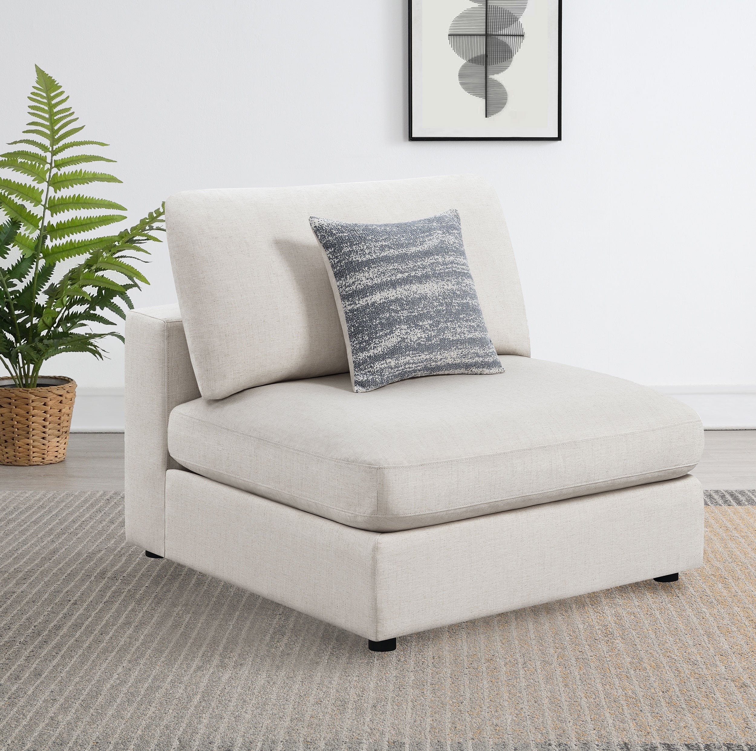 Sillón sin reposabrazos Serene