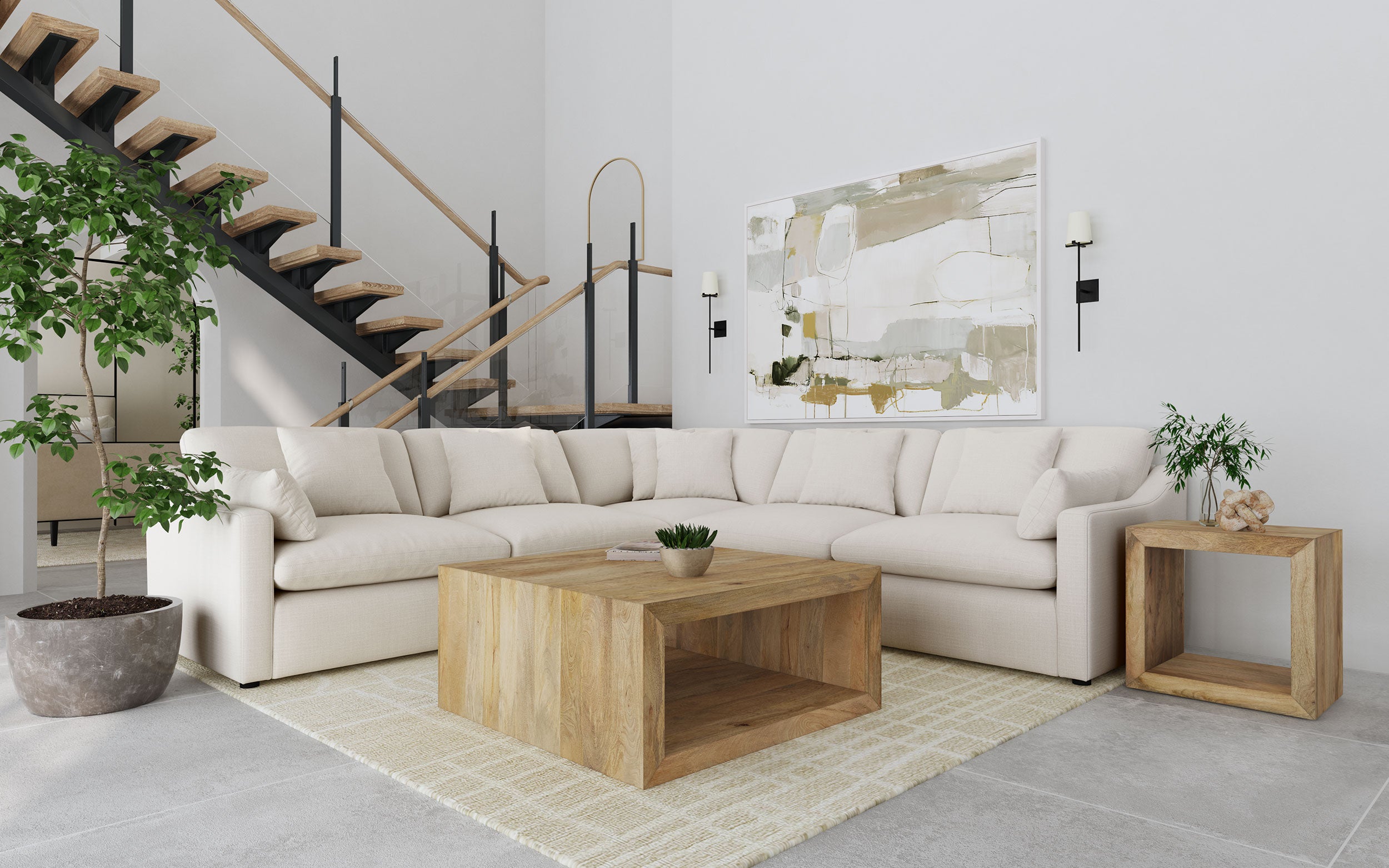 Sofá Seccional Modular Hobson