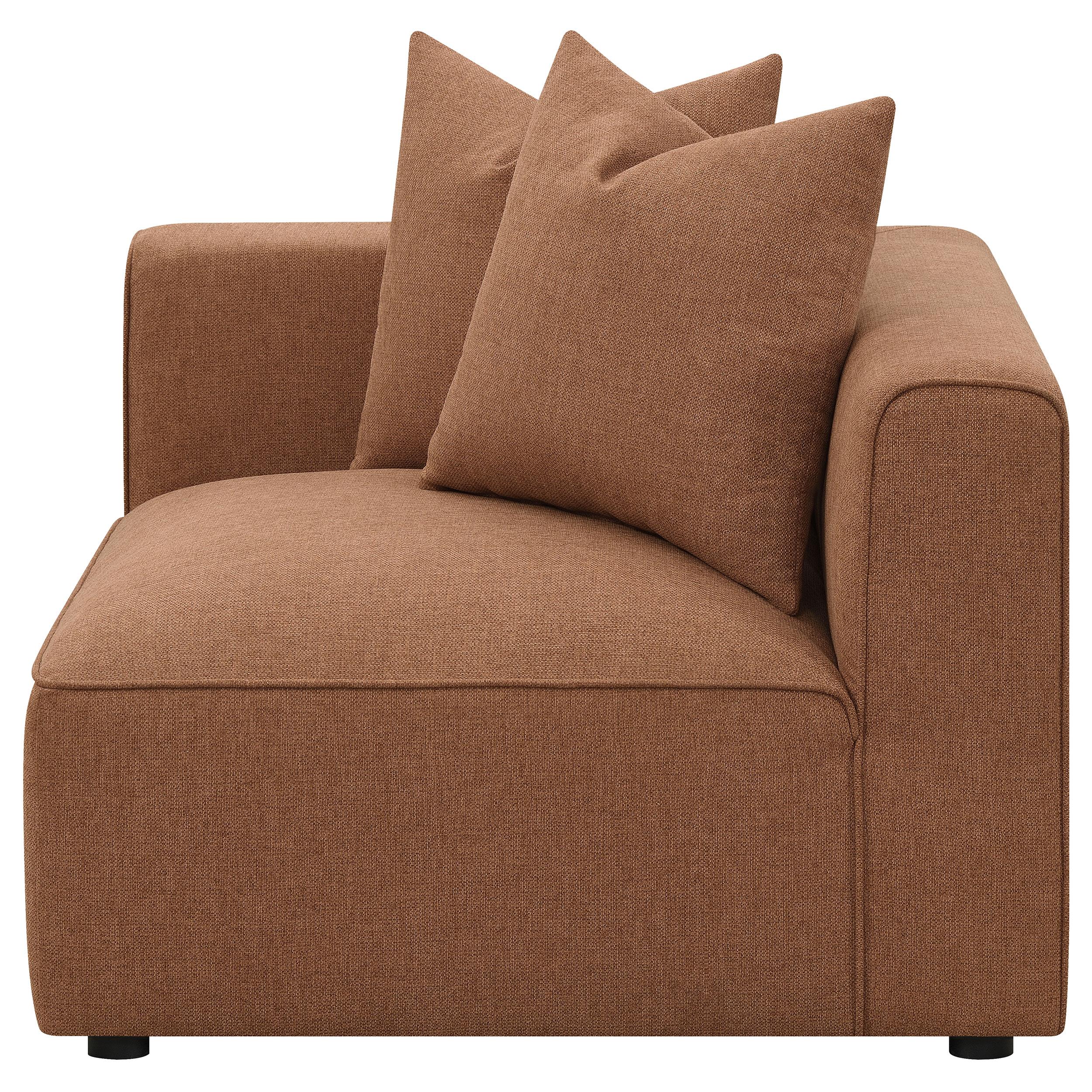 Sillón de esquina tapizado Jennifer