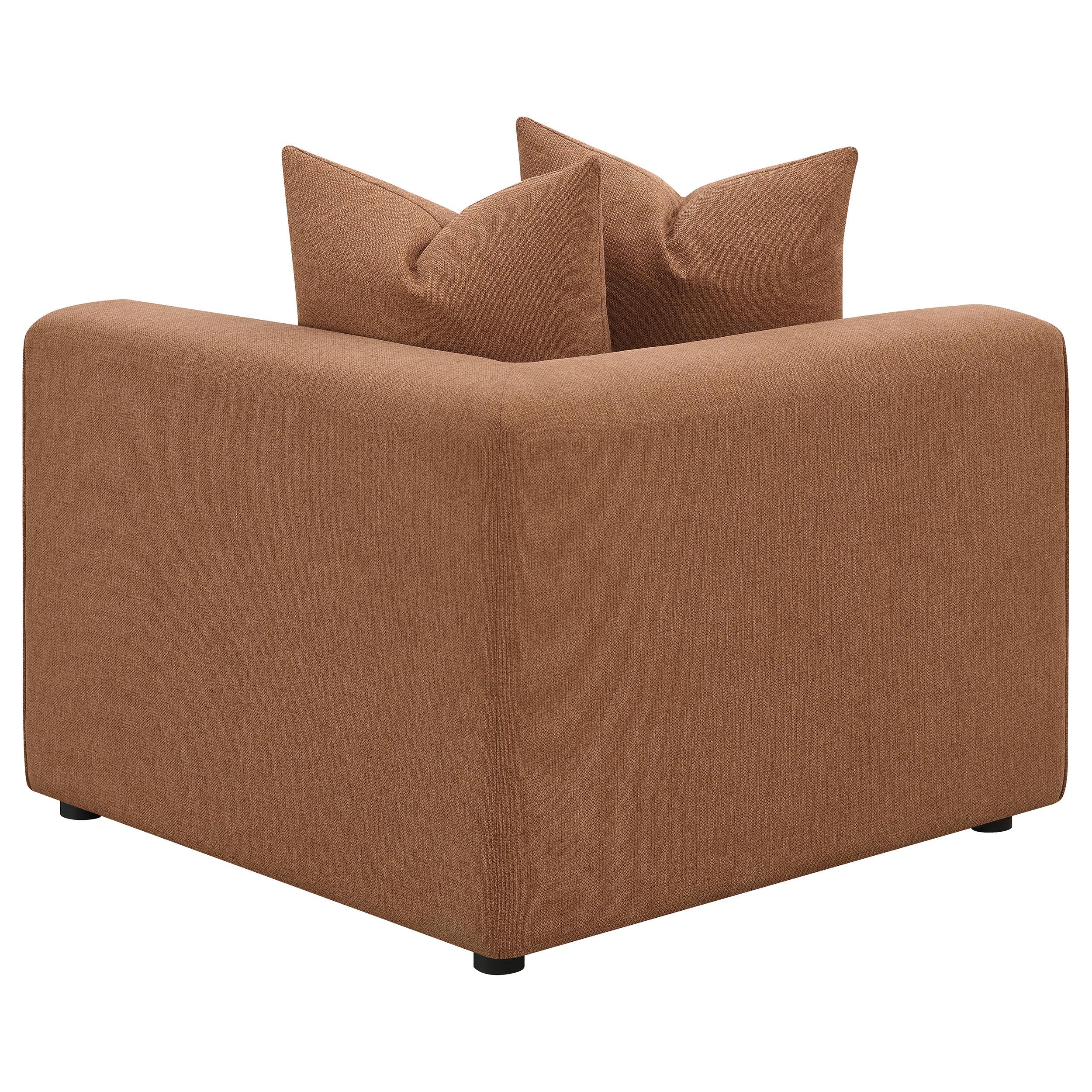 Sillón de esquina tapizado Jennifer