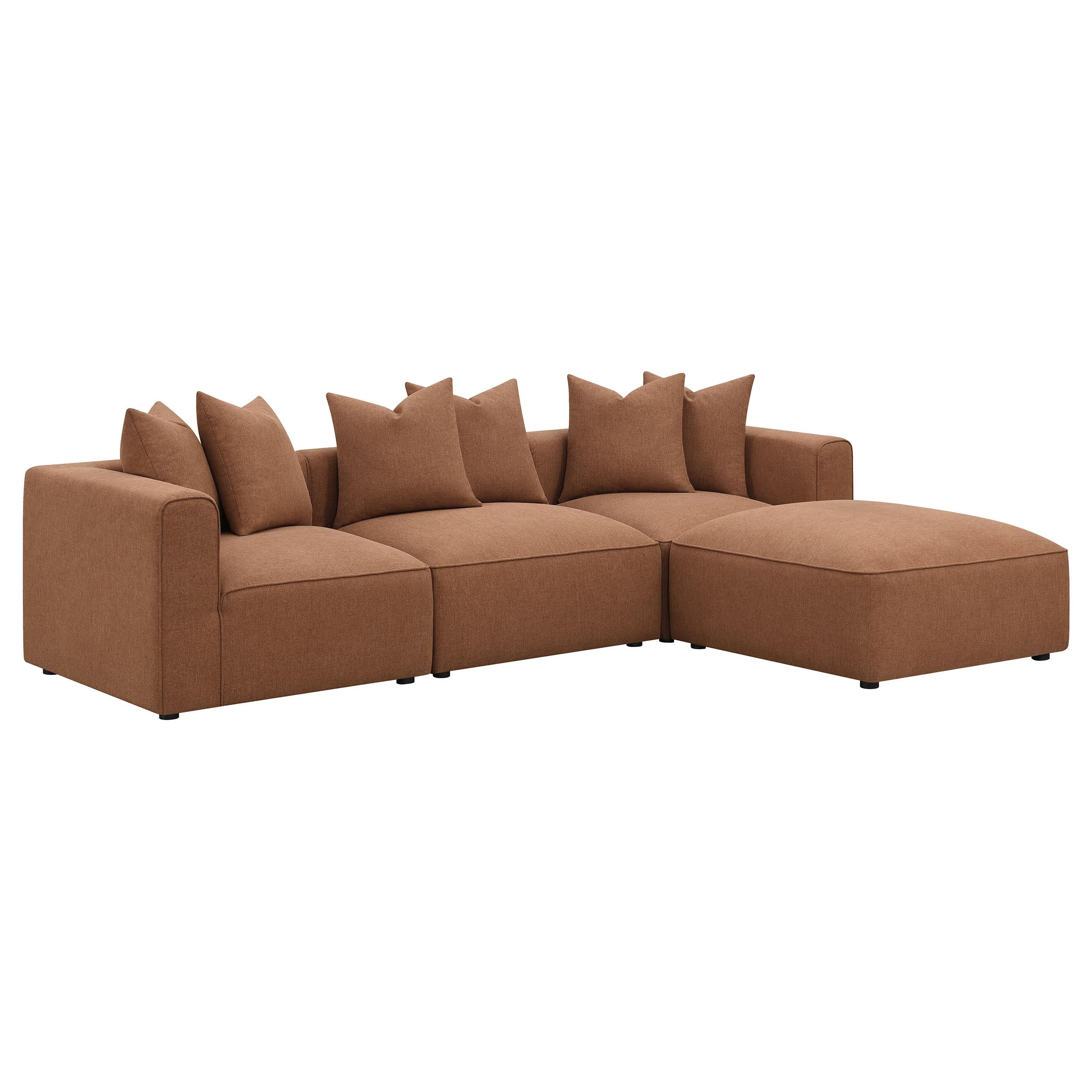 Sillón de esquina tapizado Jennifer