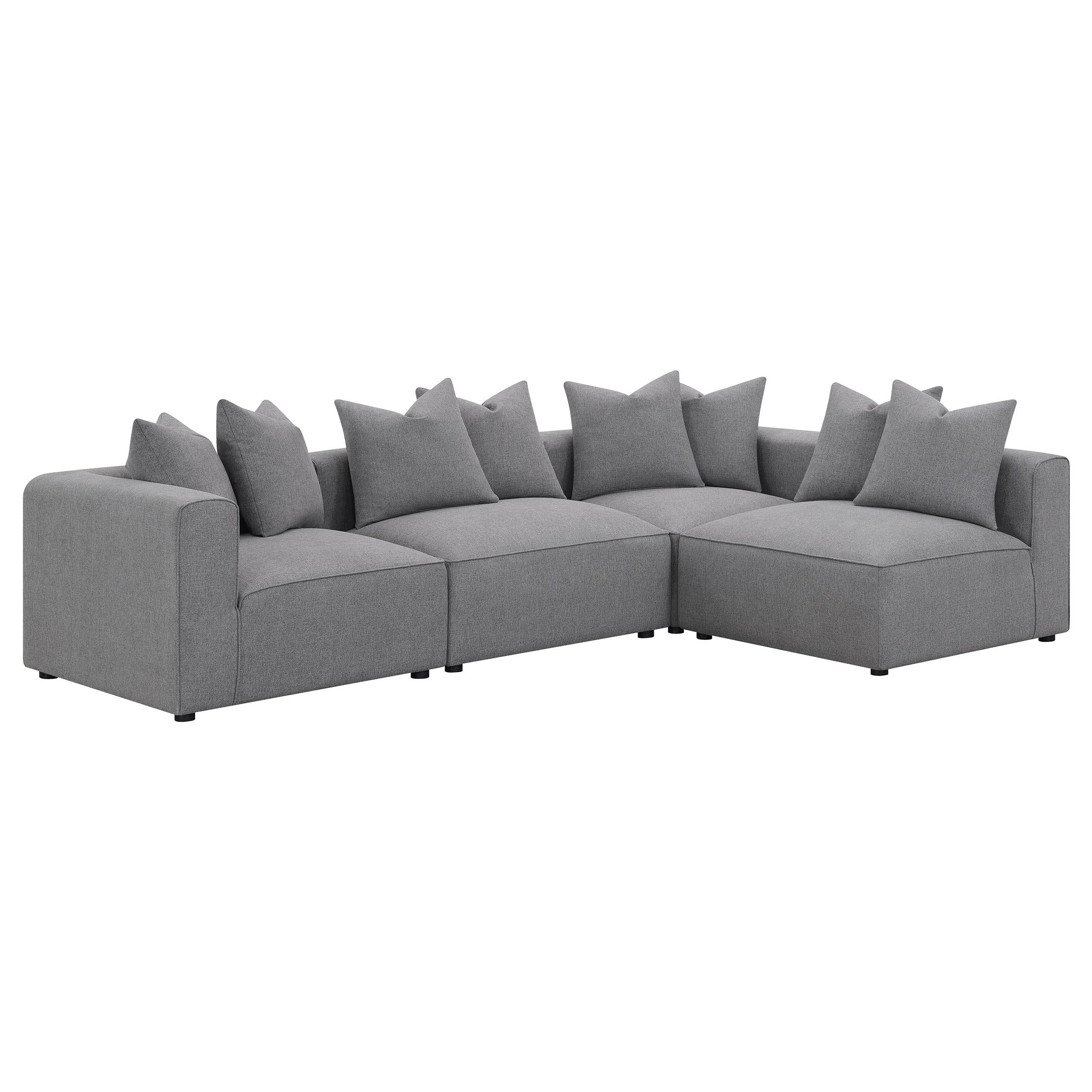 Sillón de esquina tapizado Jennifer