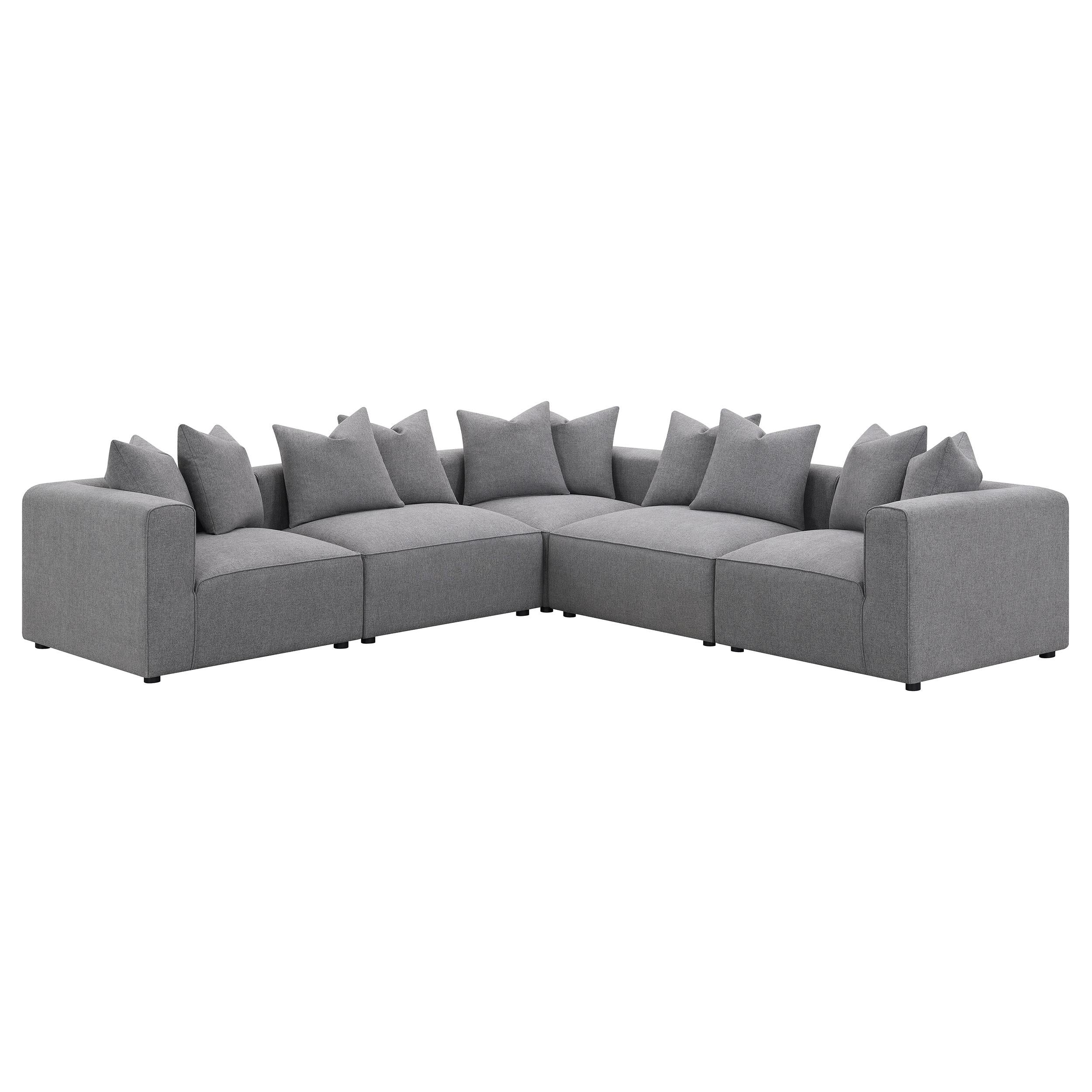 Sillón de esquina tapizado Jennifer