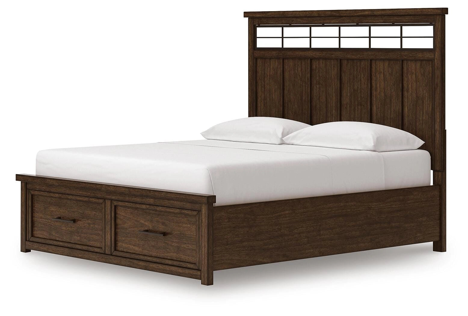 Cama con almacenaje en panel Taffenbrook