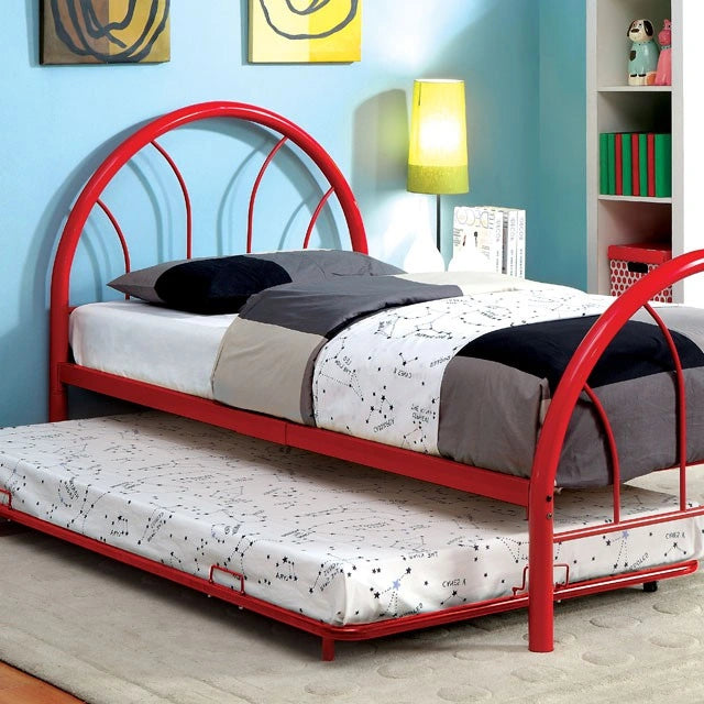 Cama matrimonial Rainbow Negra, Blanca, Plateada, Negra y Verde