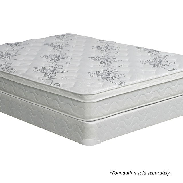 Colchón JALEN White de 9" Euro Top, King Orientado