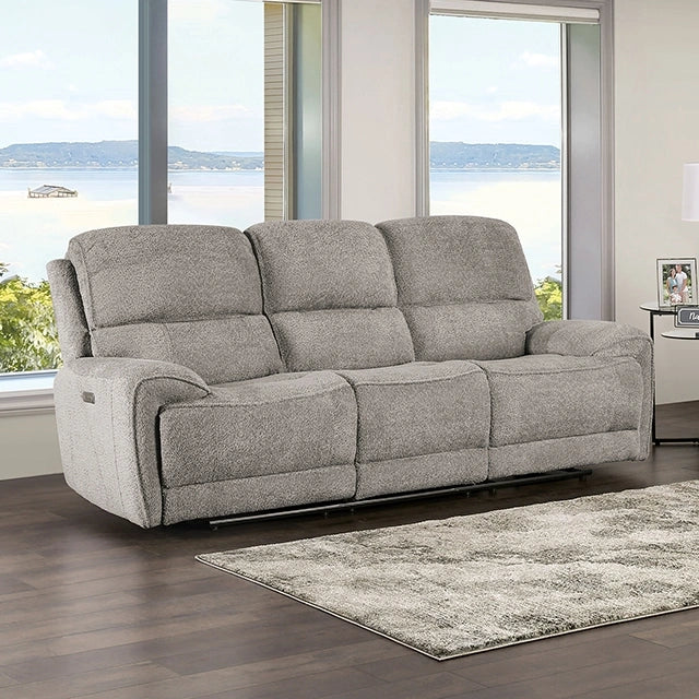 Sofá reclinable MORCOTE, gris claro