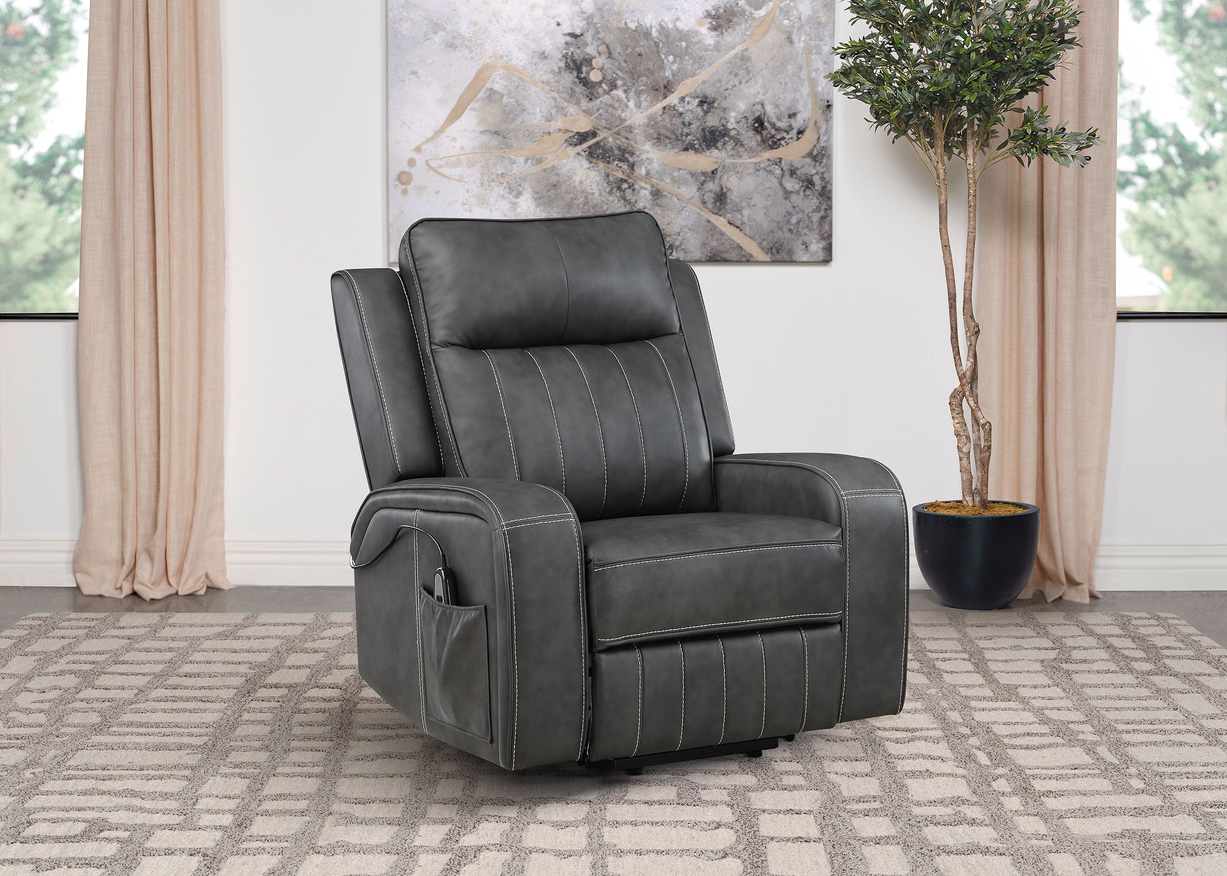 Sillón reclinable elevador Raelynn