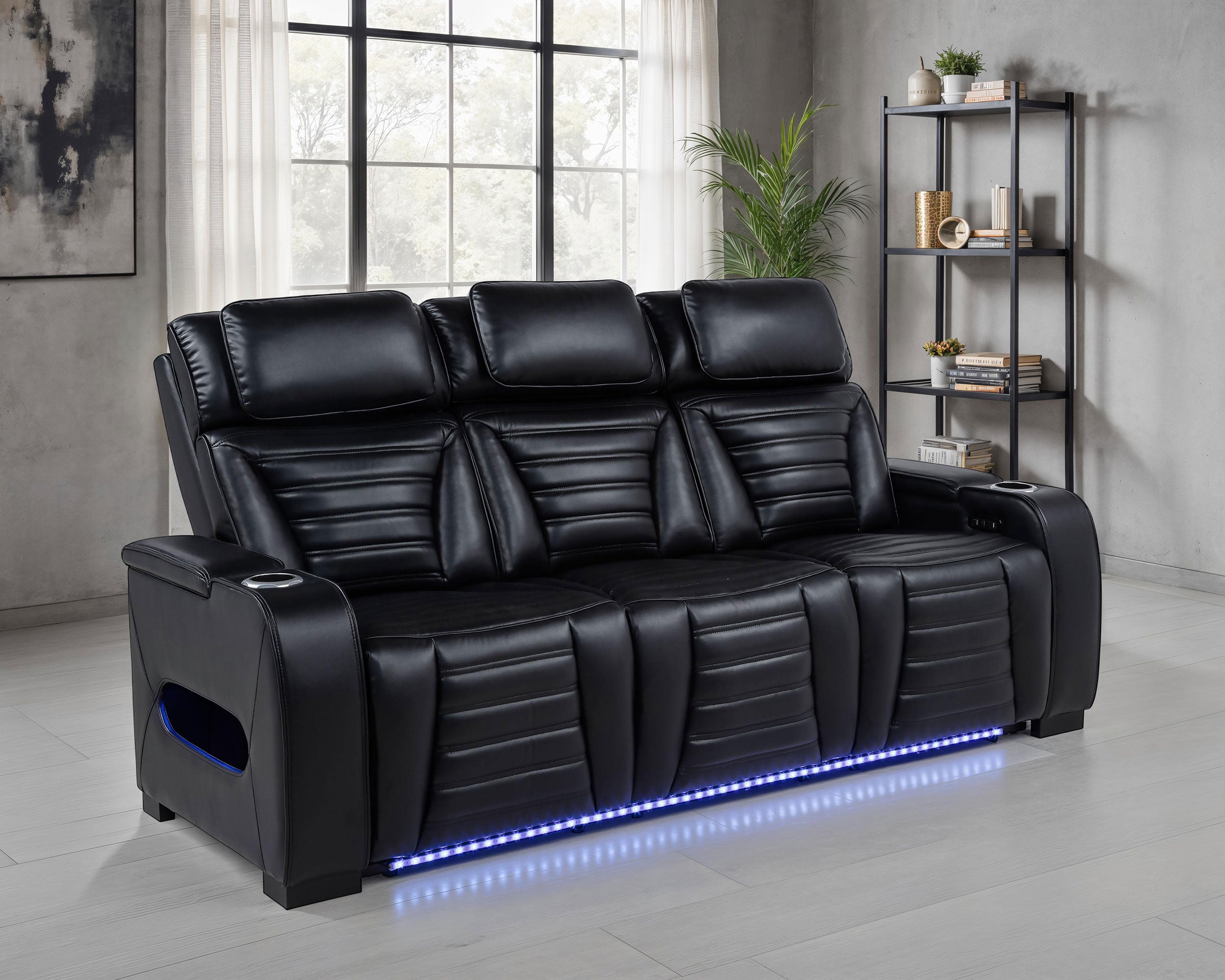 Sofá reclinable eléctrico doble Zuma