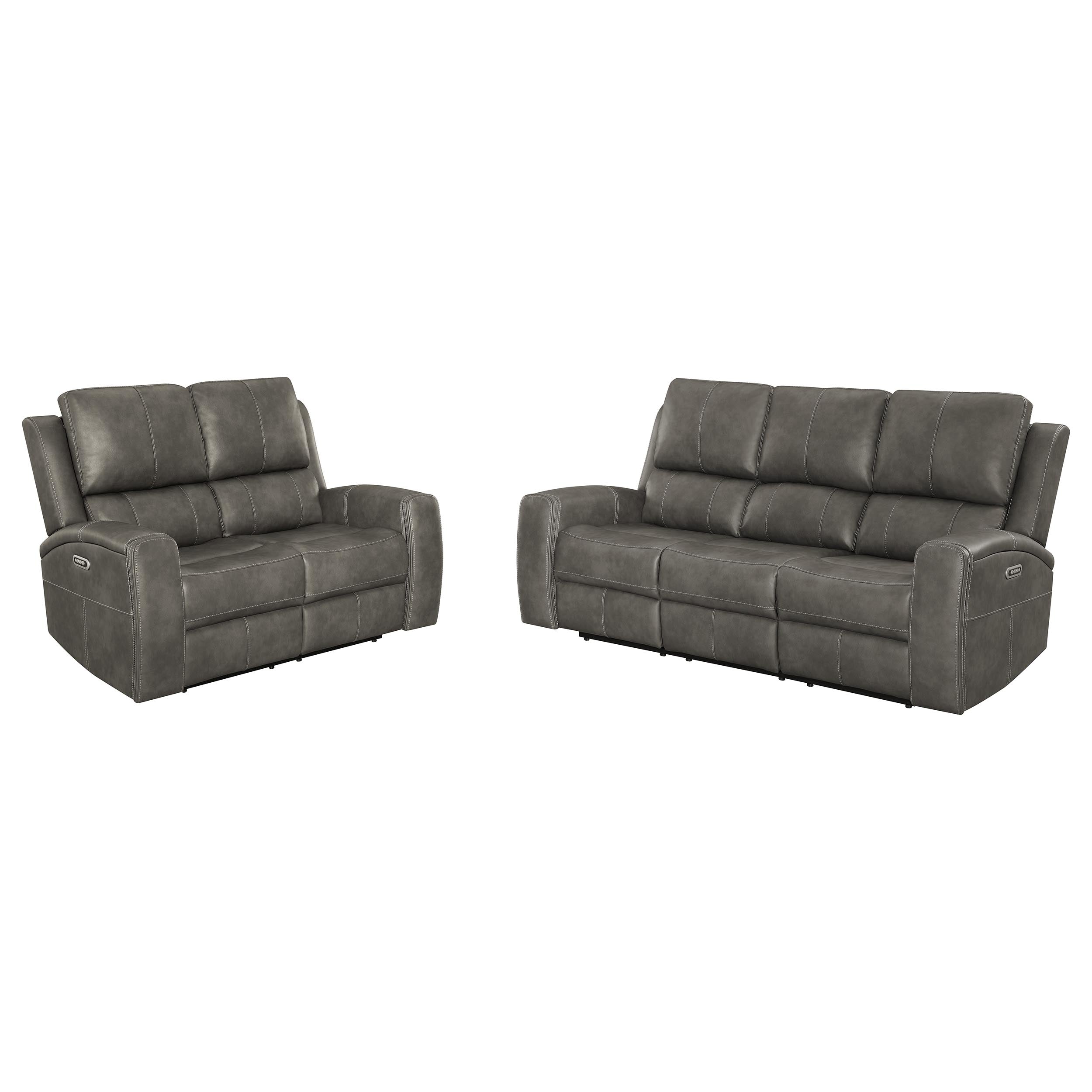 Juego de sofá reclinable de tres plazas Brickston
