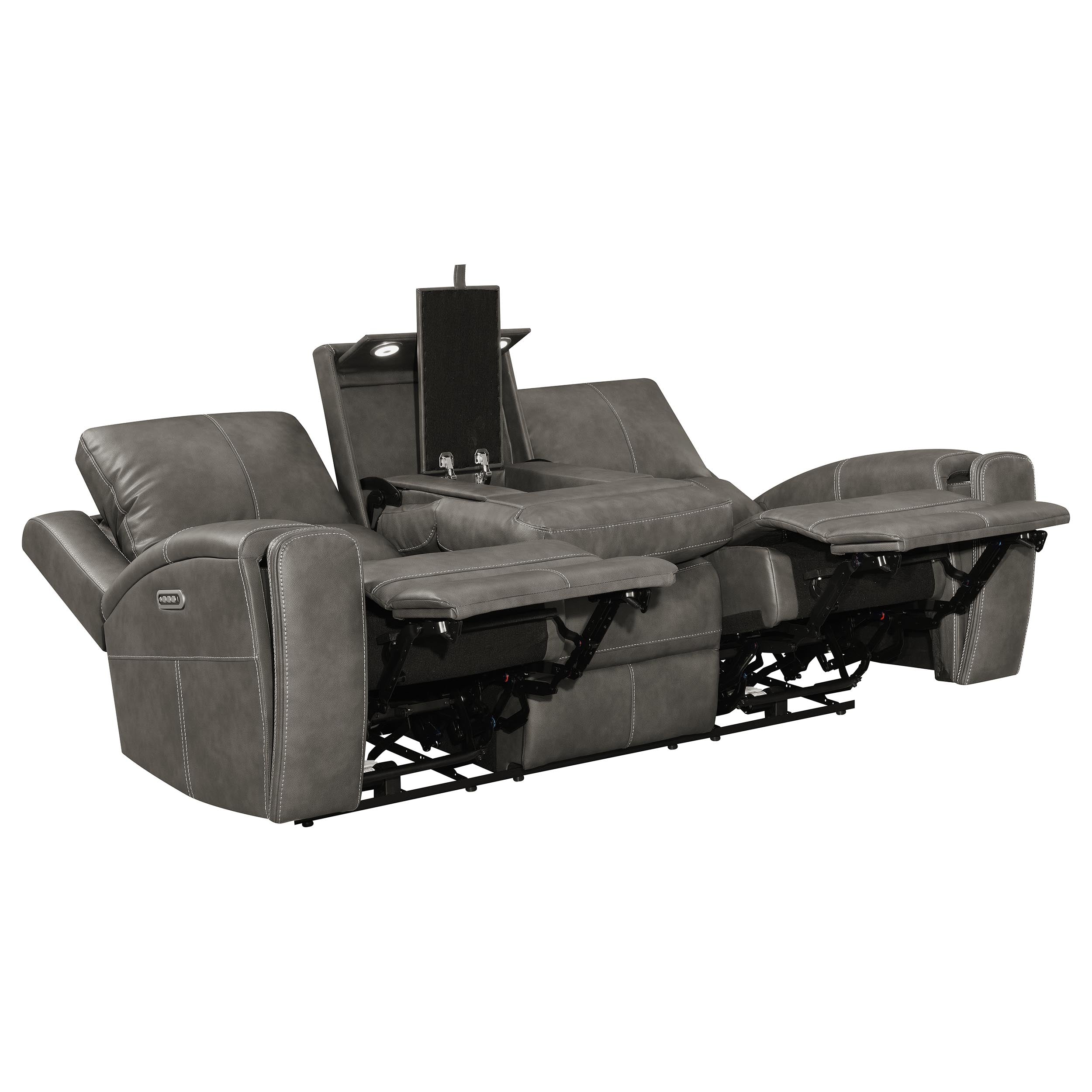 Juego de sofá reclinable de tres plazas Brickston