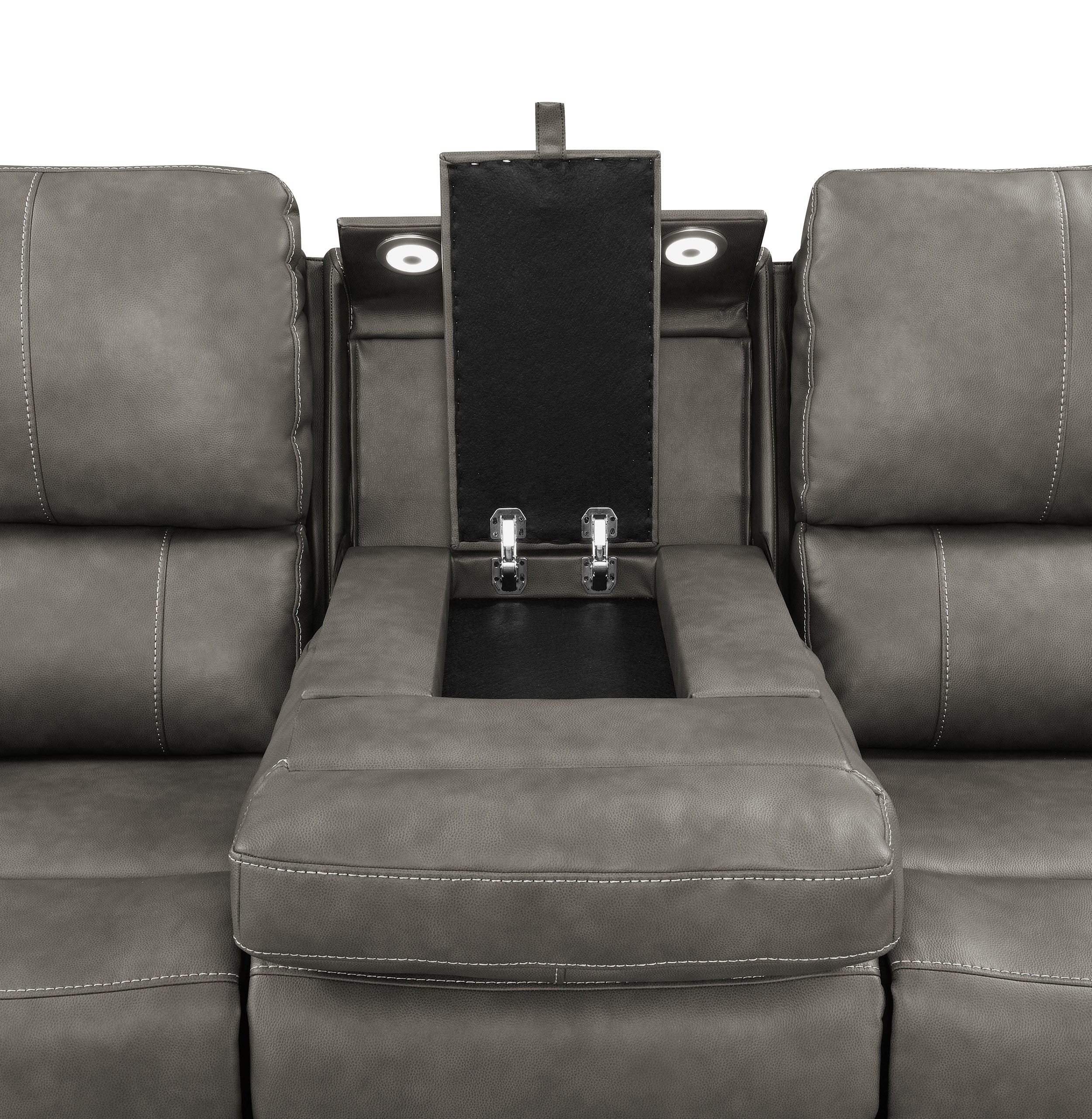 Juego de sofá reclinable de tres plazas Brickston