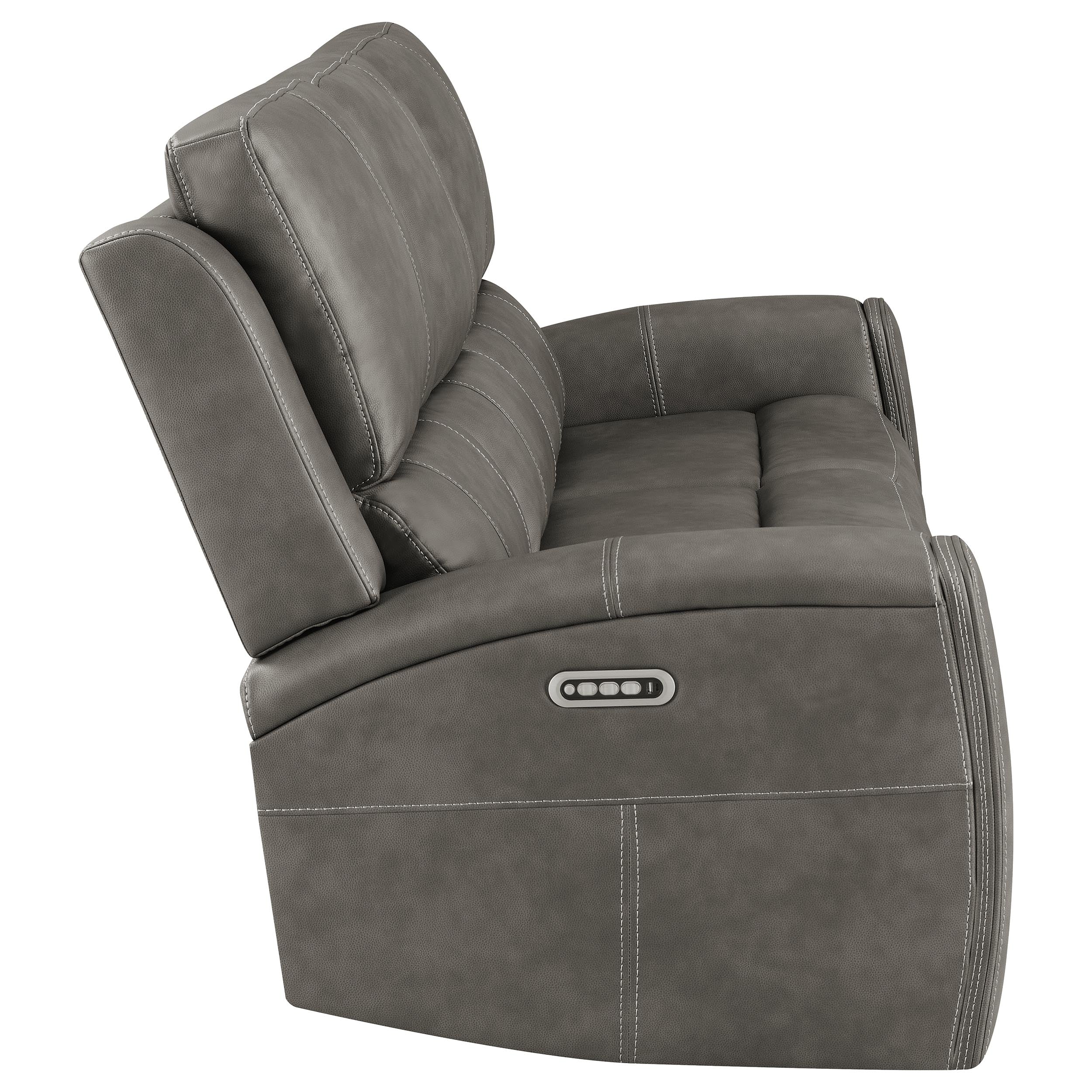 Sofá reclinable triple Brickston Power