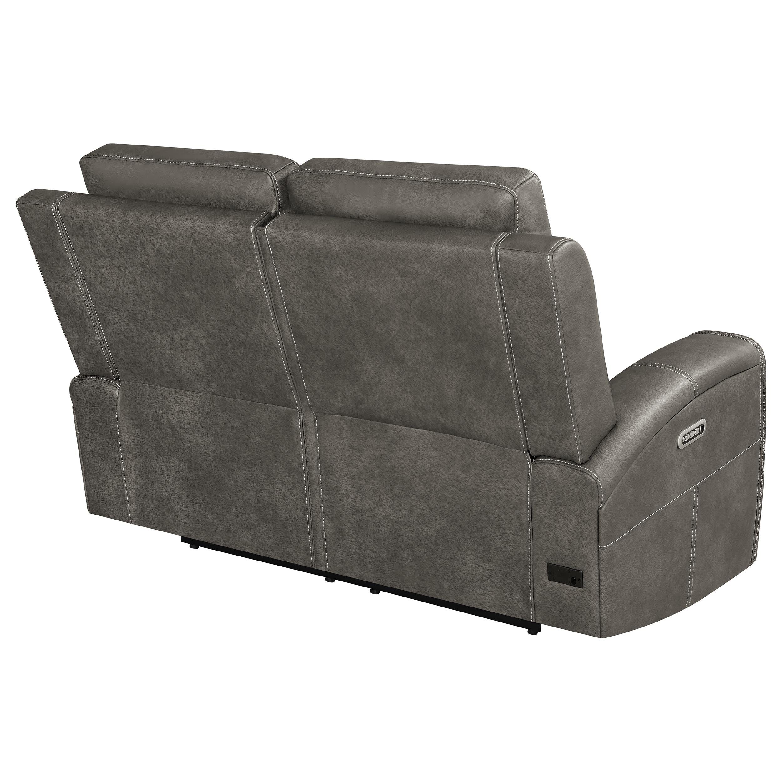 Sofá de dos plazas reclinable Brickston Triple Power