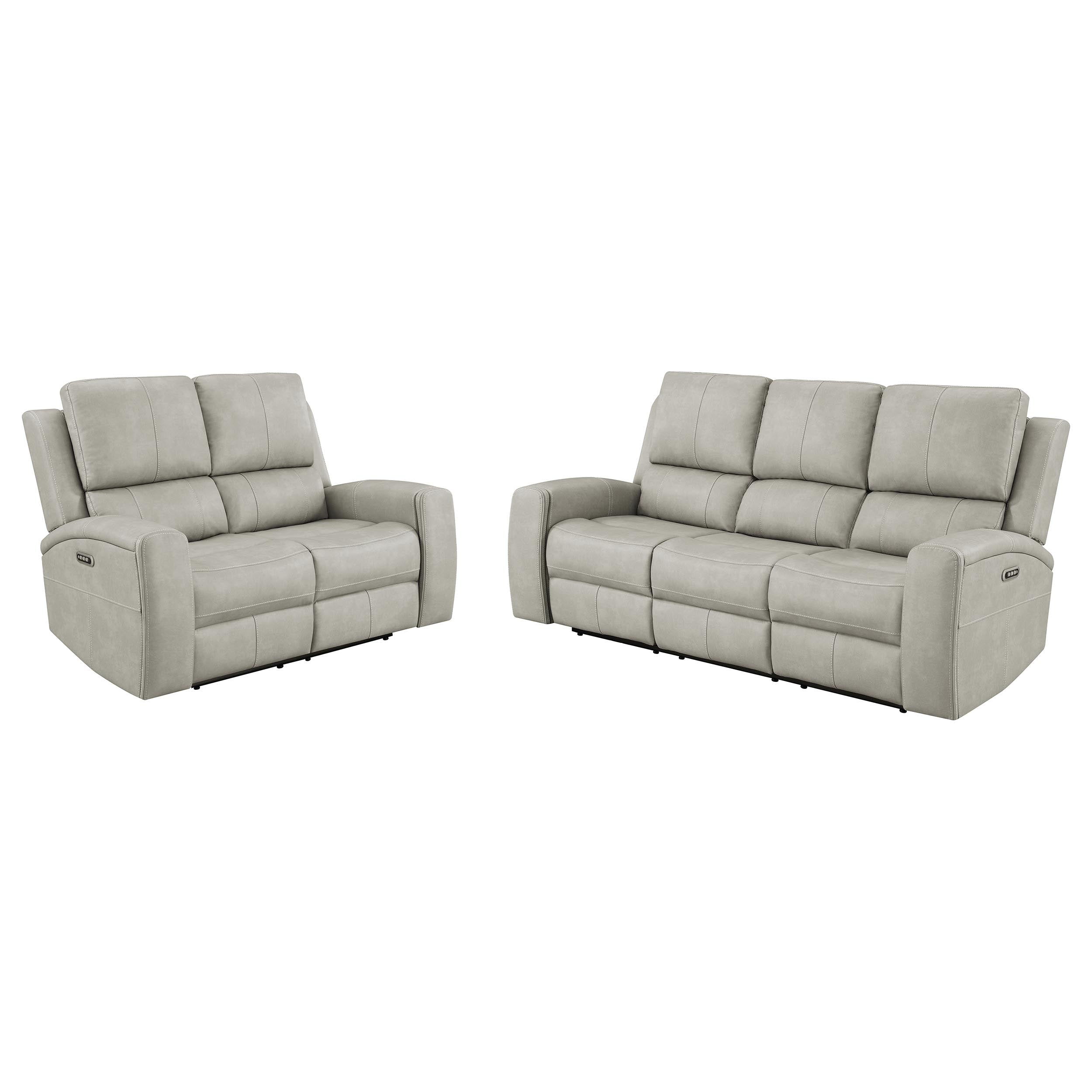 Juego de sofá reclinable de tres plazas Brickston