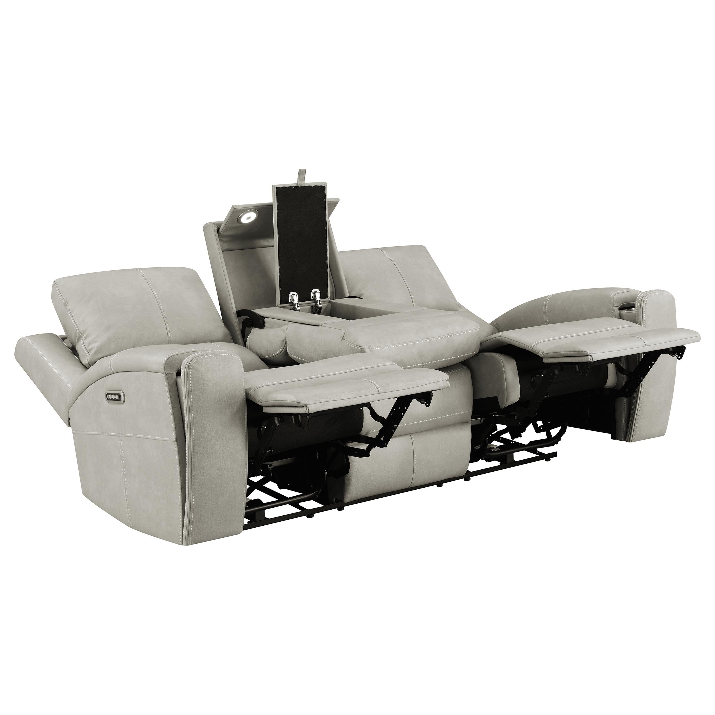 Juego de sofá reclinable de tres plazas Brickston