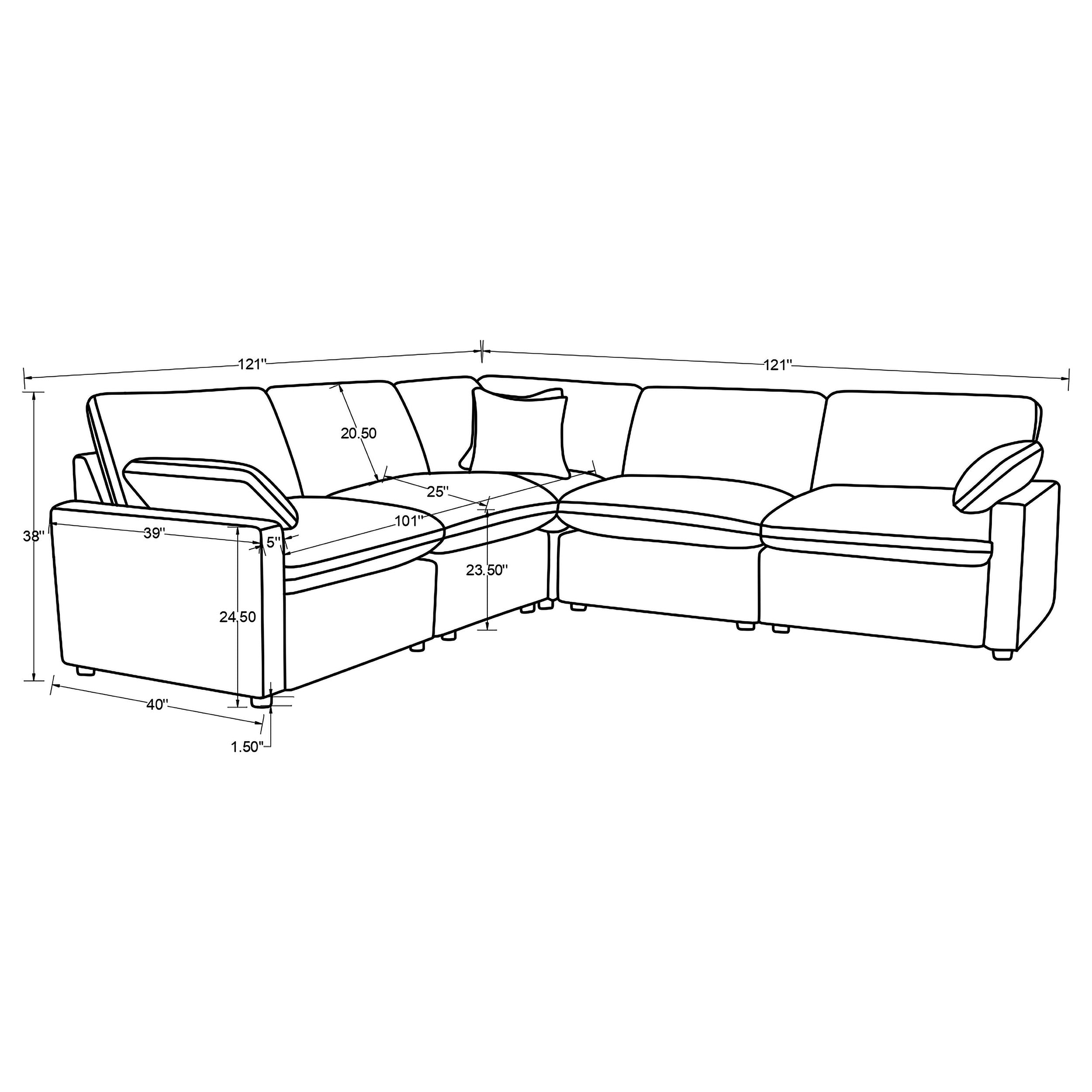 Collins Modular Power Reclining Sectional Sofa