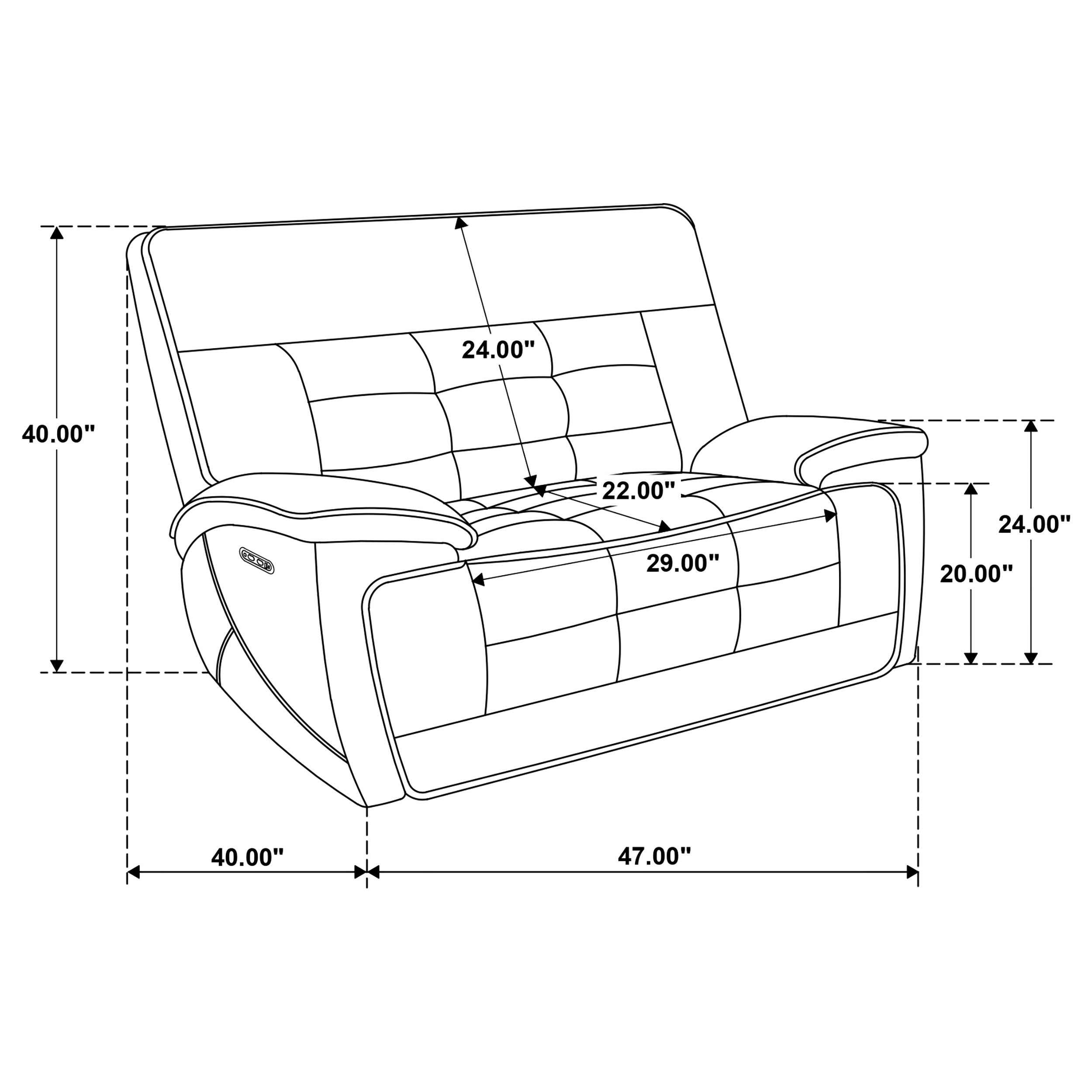 Sillón reclinable eléctrico Hewitt