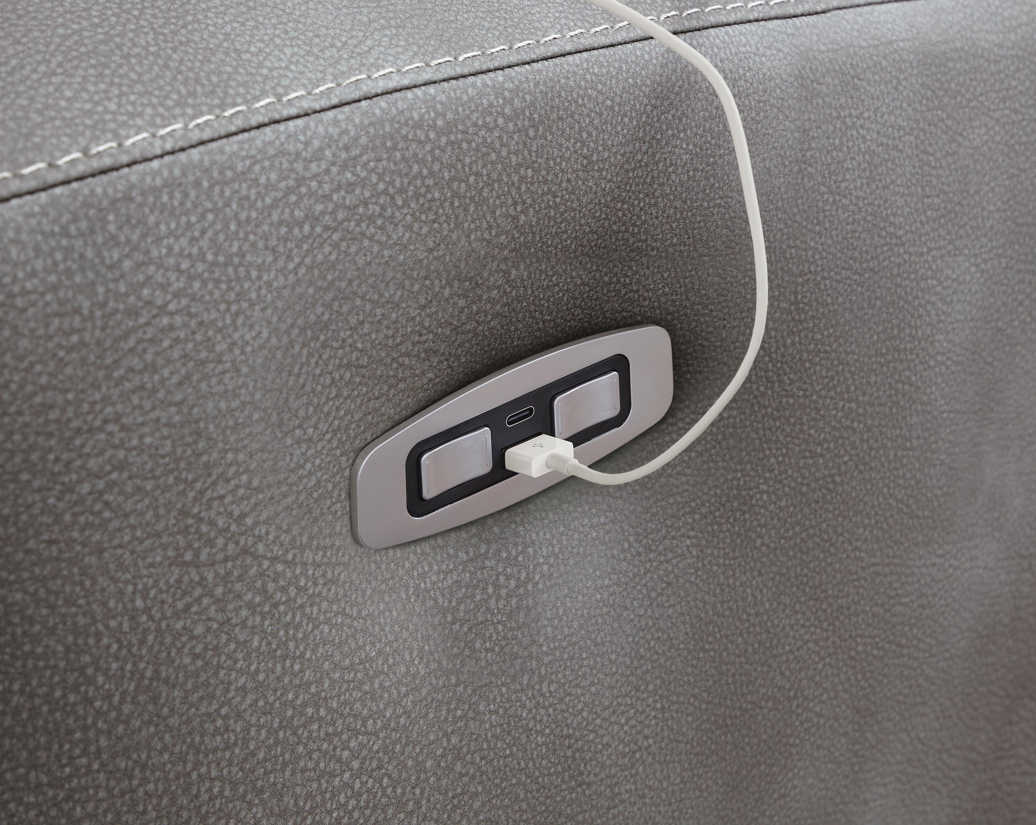 Seccional reclinable eléctrico Next-Gen DuraPella para dos personas