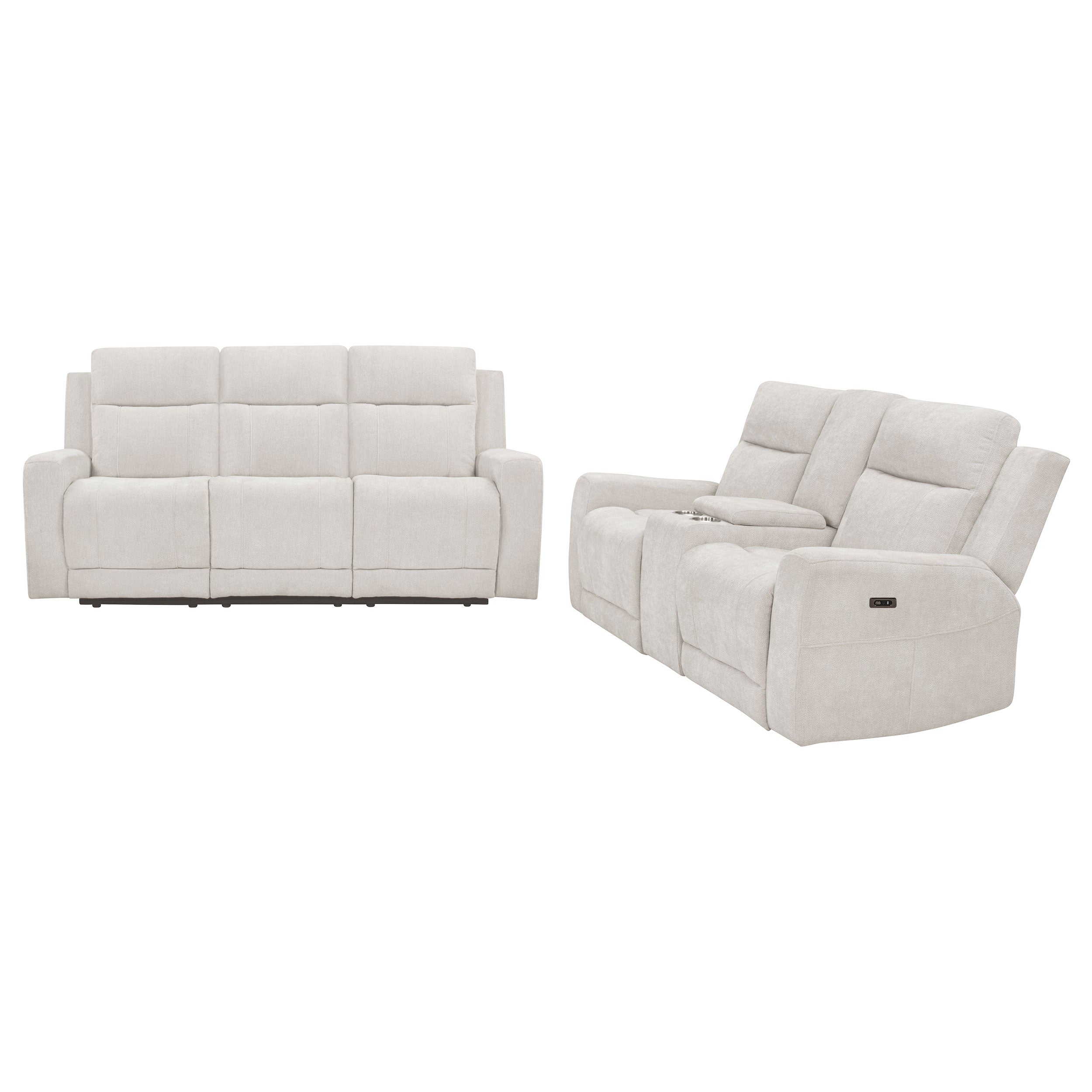 Juego de sofá reclinable eléctrico Kennett