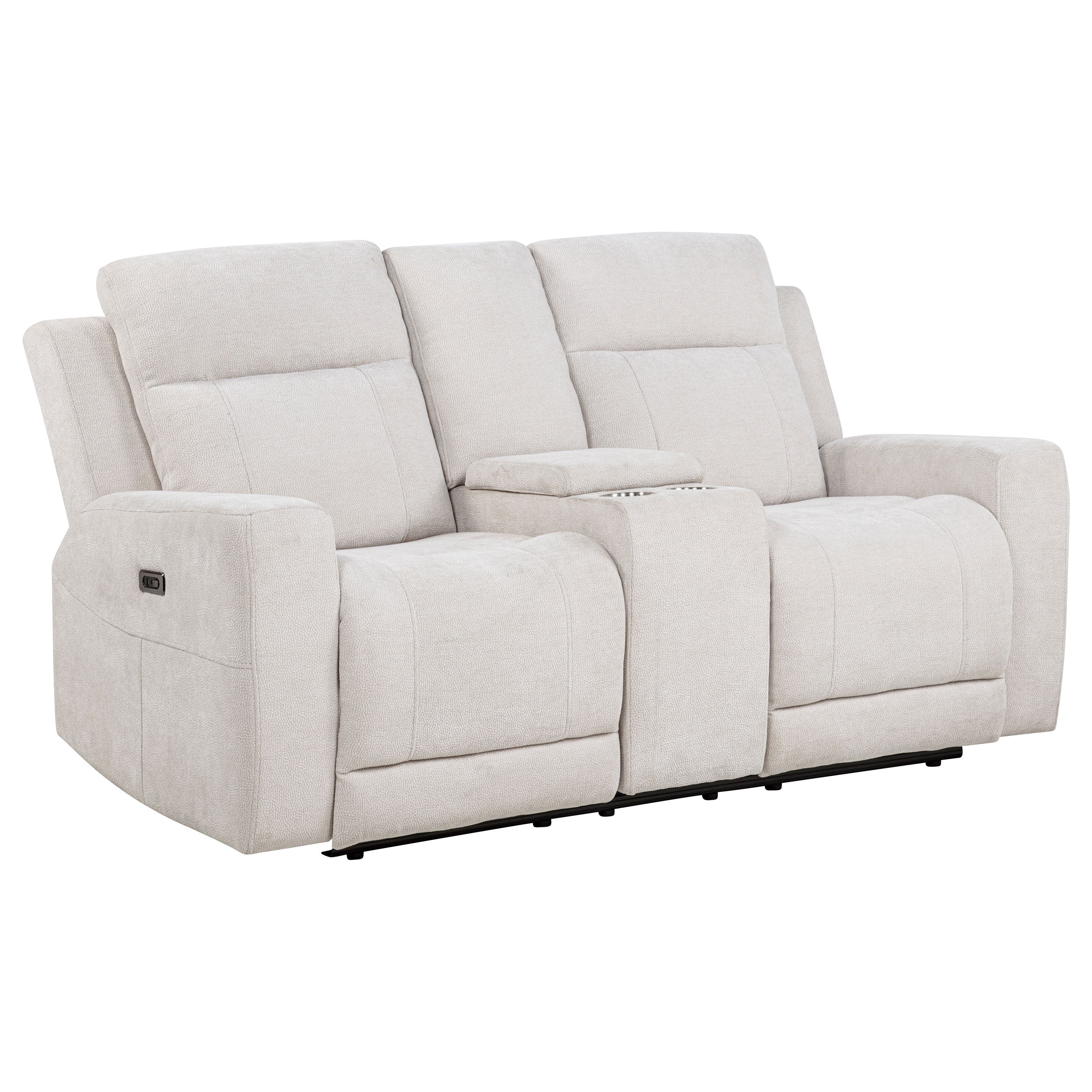 Sofá biplaza reclinable eléctrico Kennett