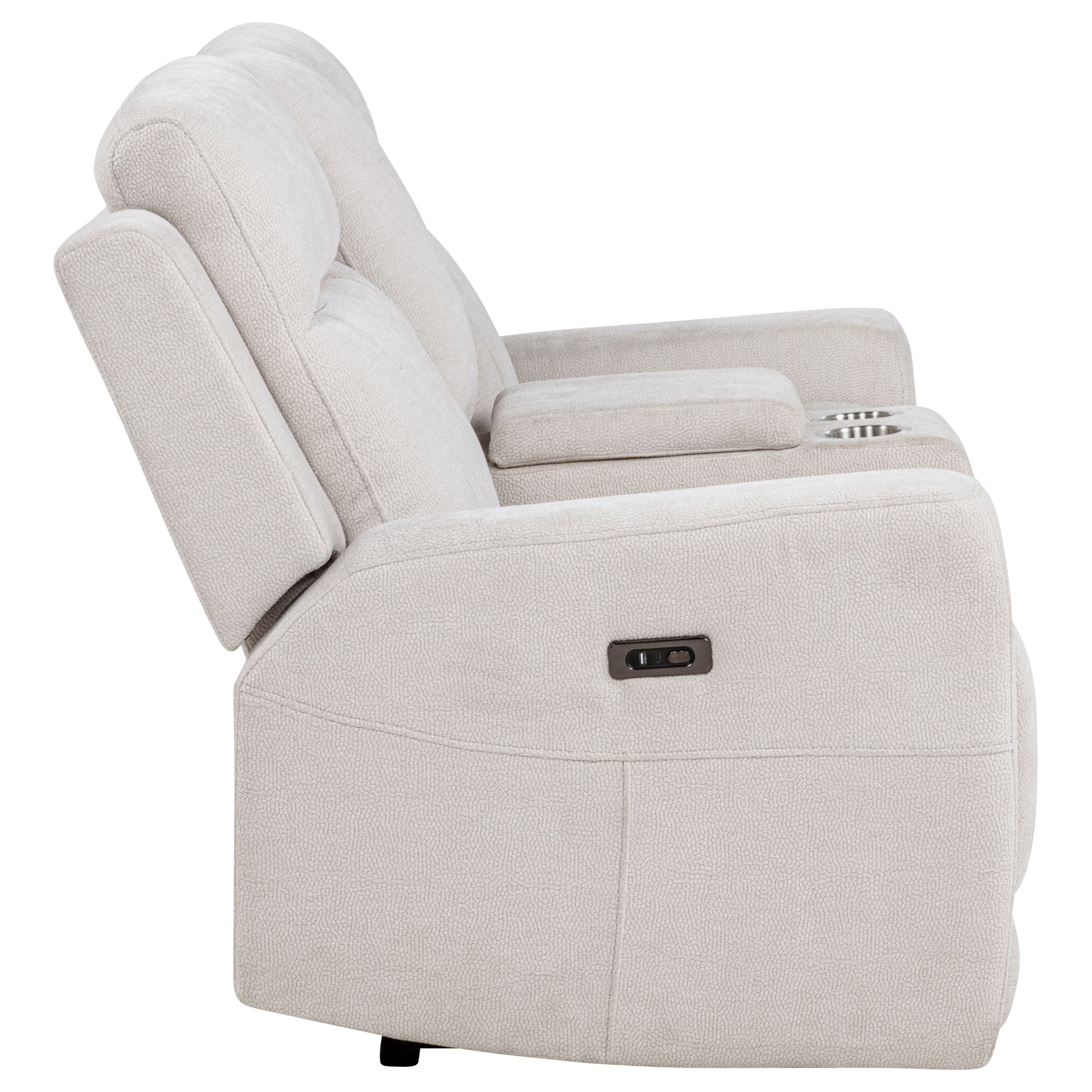 Sofá biplaza reclinable eléctrico Kennett