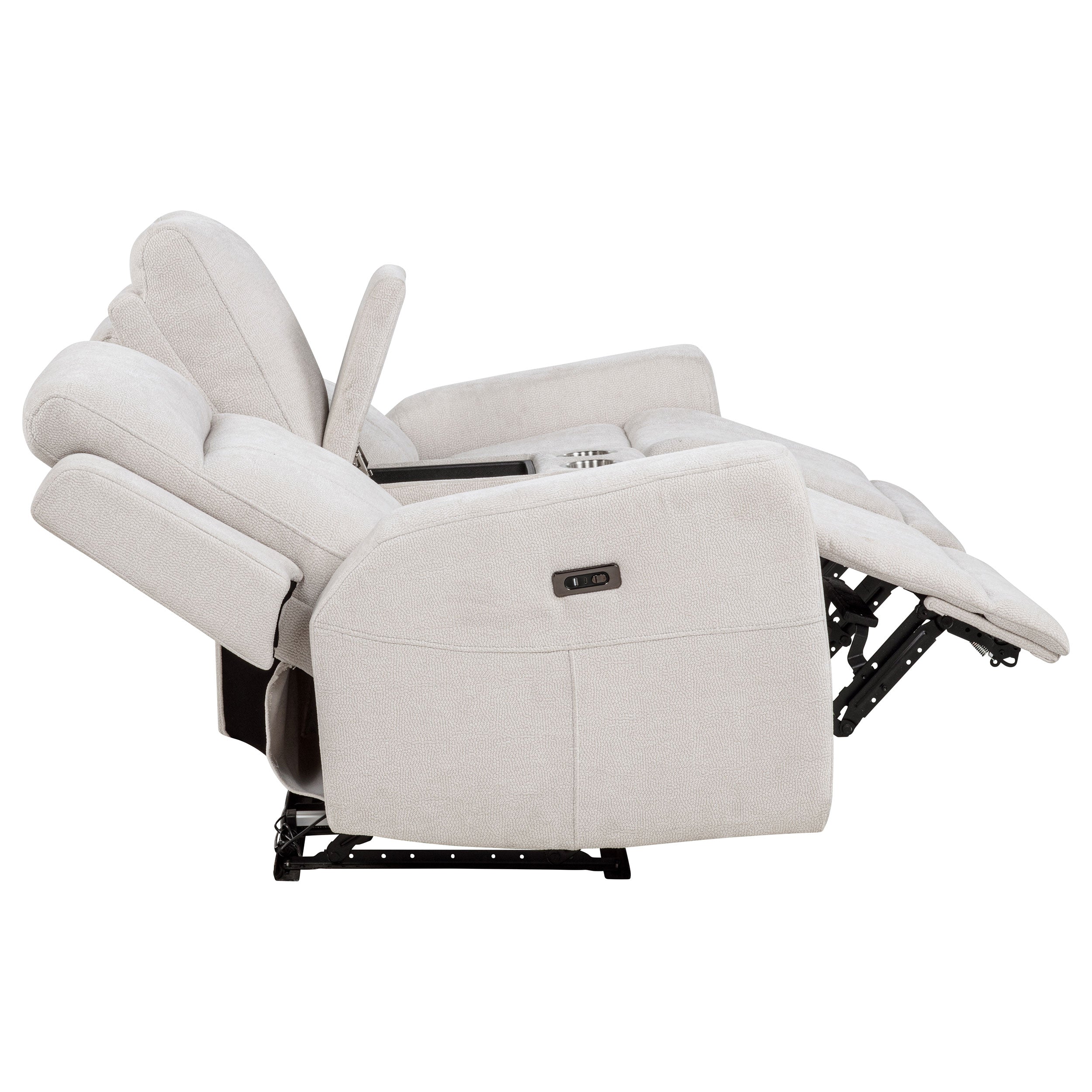 Sofá biplaza reclinable eléctrico Kennett